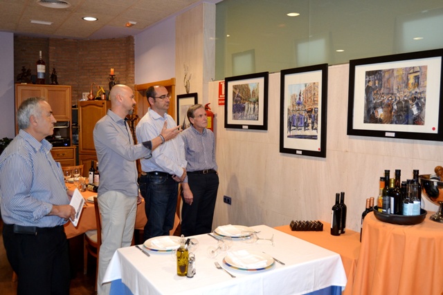 La Semana Santa de Águilas a través del pincel de Antonio Licerán 