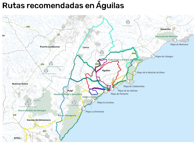 Águilas estrena una web Cycling Friendly con toda la información sobre rutas de ciclo turismo en el municipio