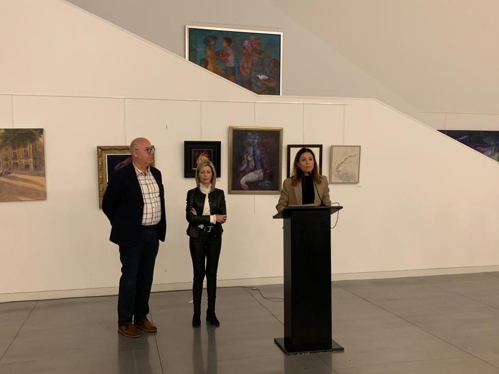 El auditorio de Águilas acoge la exposición “Pintores murcianos” 