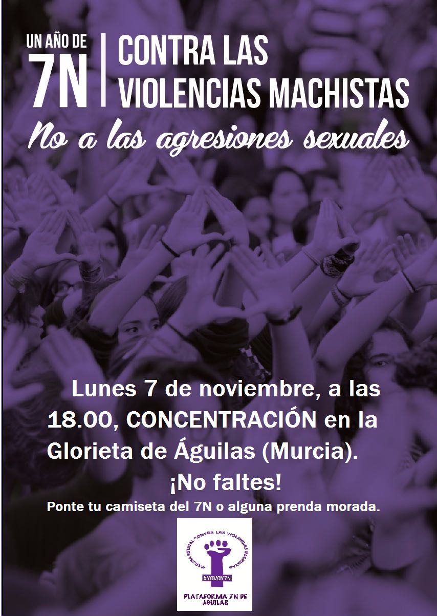 La Plataforma 7N convoca una concentración el próximo lunes