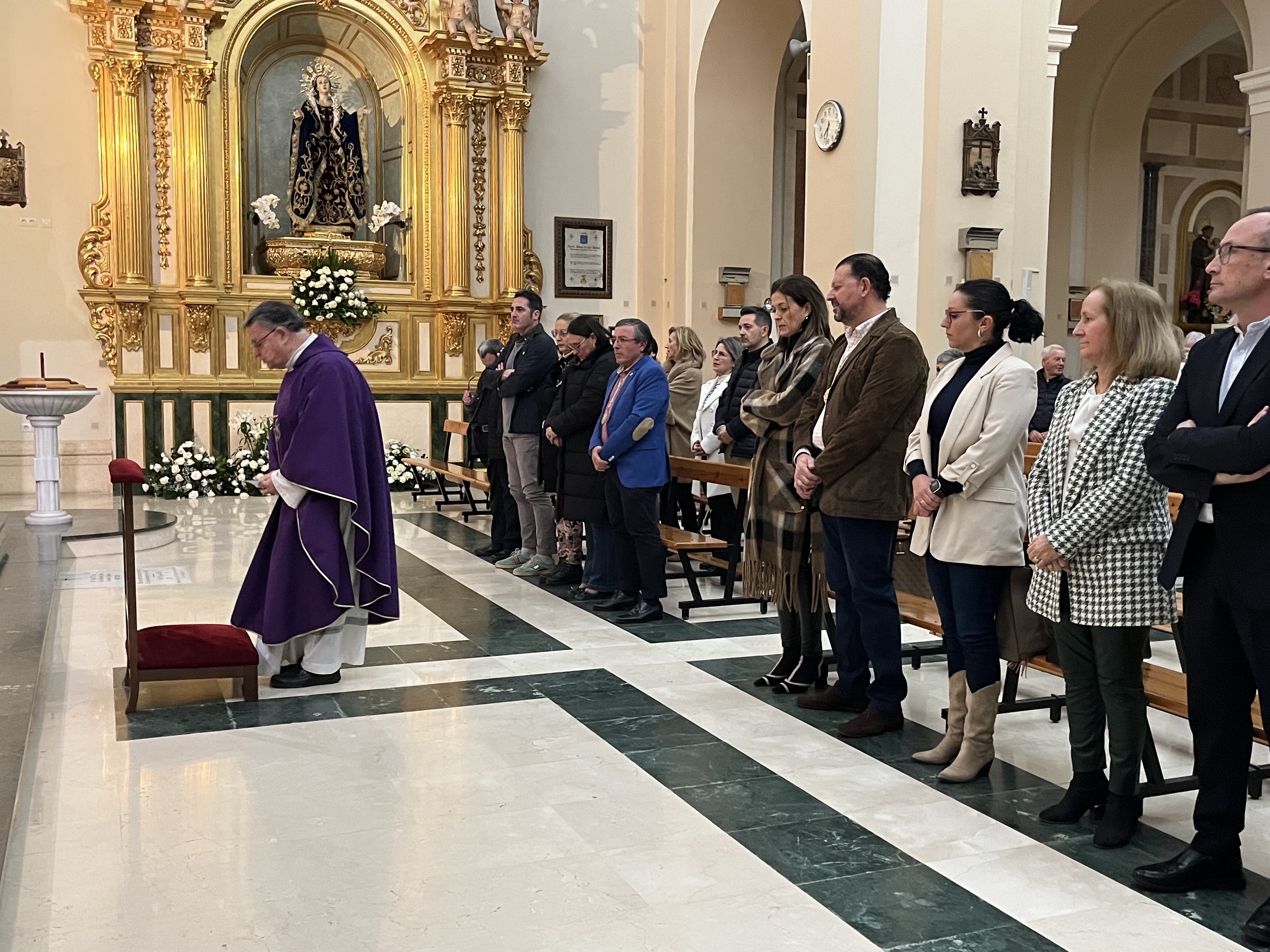 El Paso Azul comienza los actos cuaresmales con una misa 