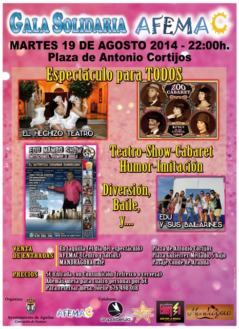 Gala solidaria a favor de la Asociación de Familiares y Personas con Enfermedad Mental   
