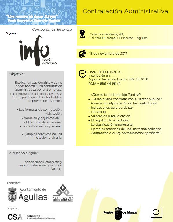 Abierto el plazo de inscripción en el curso “Contratación administrativa”