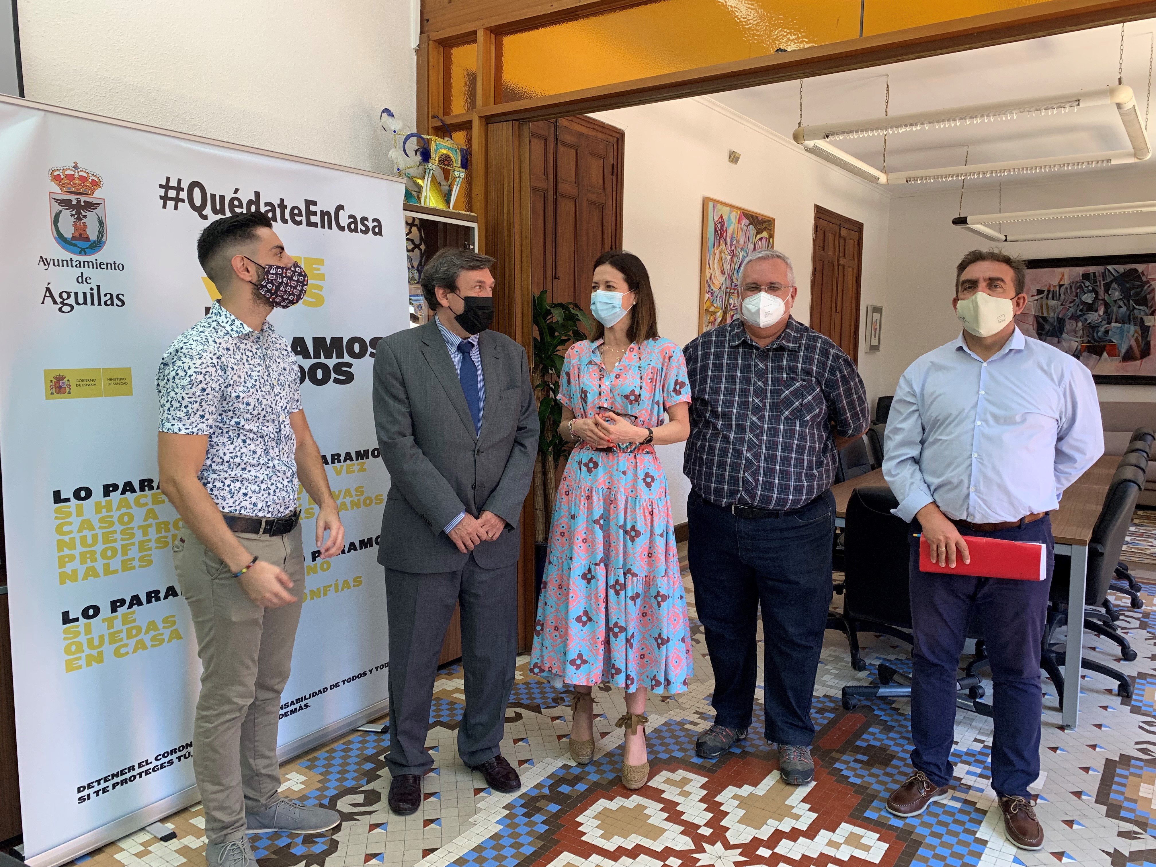 El director general de Comercio e Innovación Empresarial se reúne con el presidente de ACIA y con el edil de Comercio