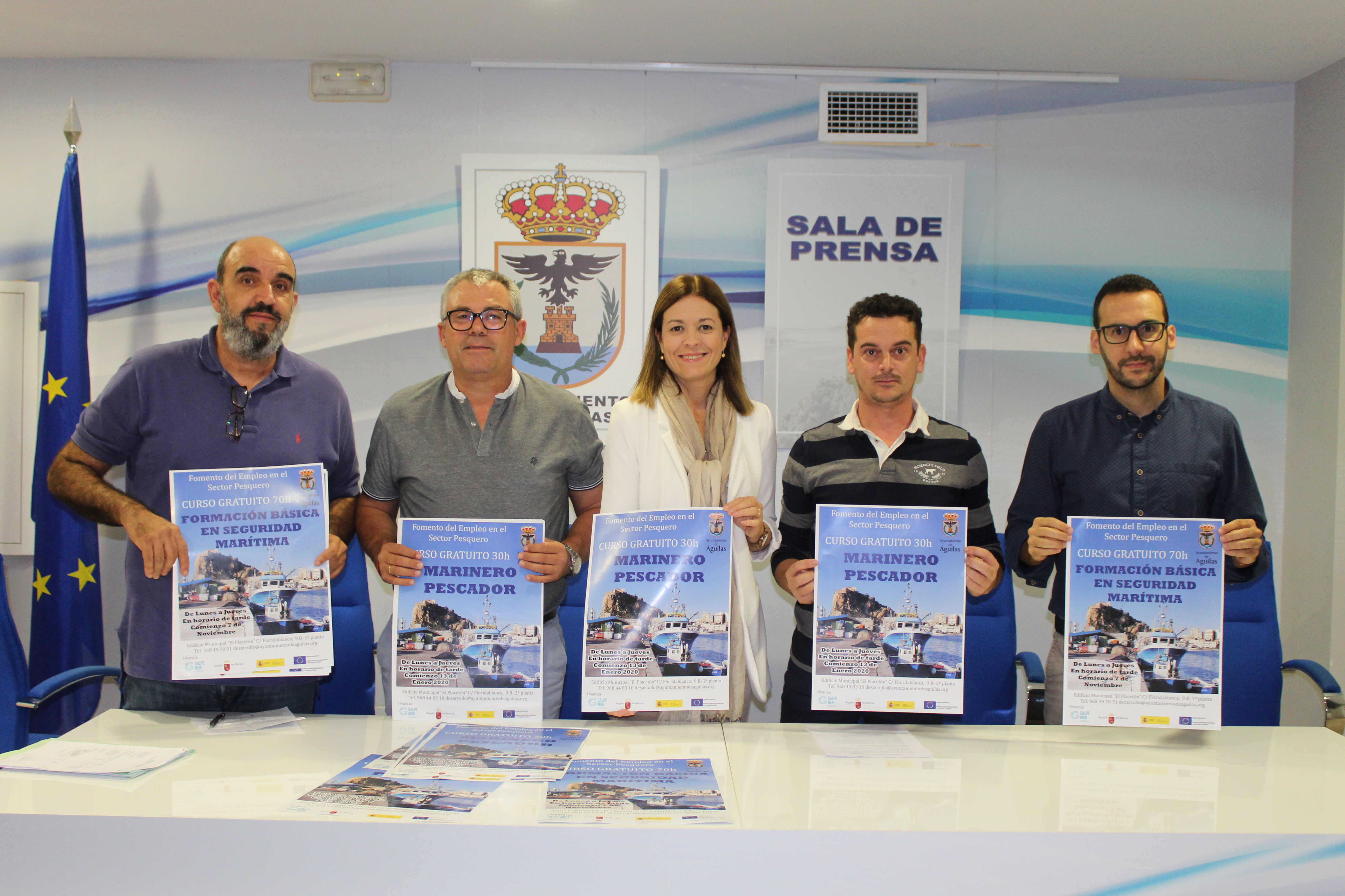 El Ayuntamiento abre el plazo de inscripción en los cursos de Marinero Pescador y Seguridad Marítima tras más de una década sin ofertar formación gratuita en el sector pesquero