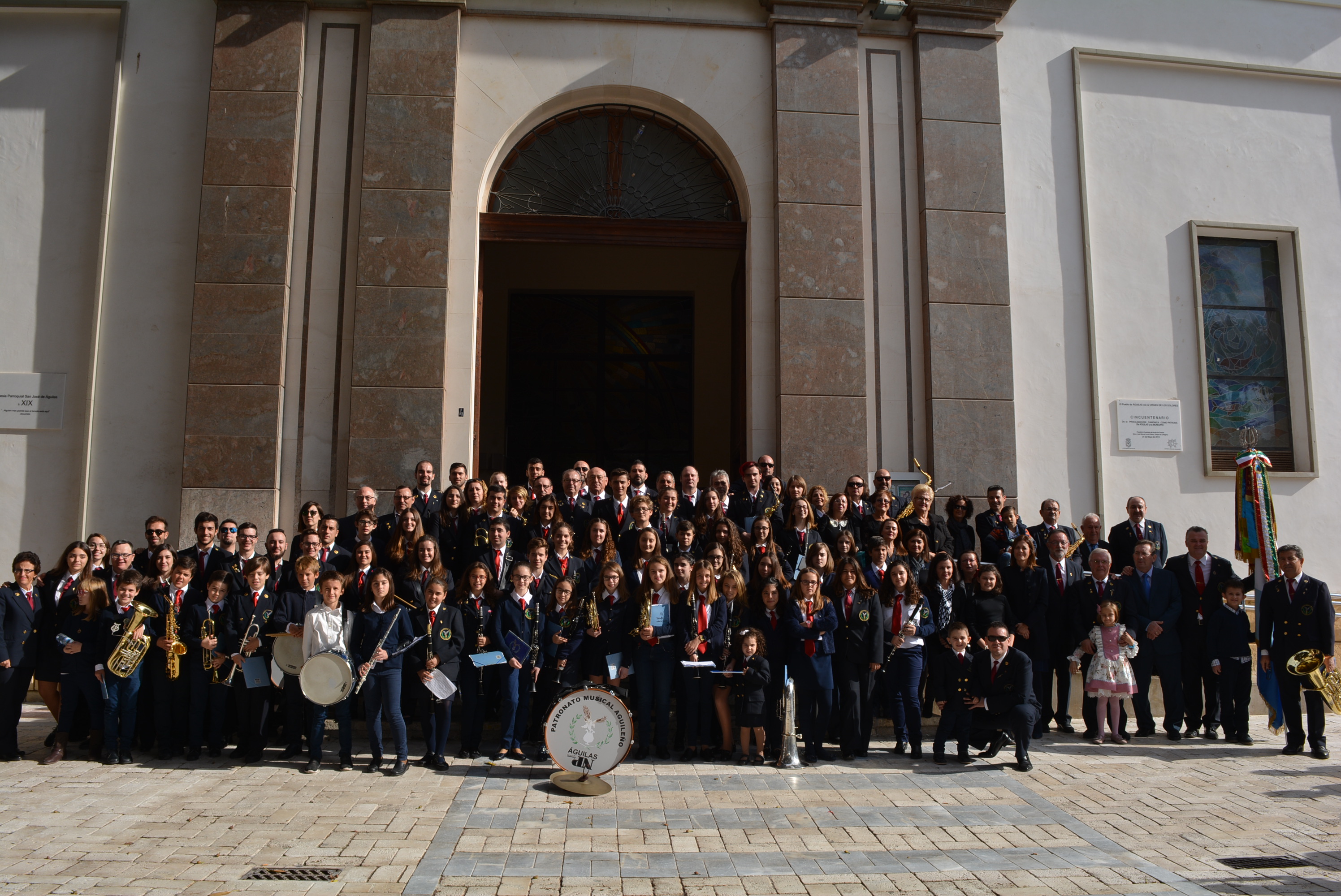 El patronato Musical Aguileño, inmerso en los actos programados con motivo de Santa Cecilia