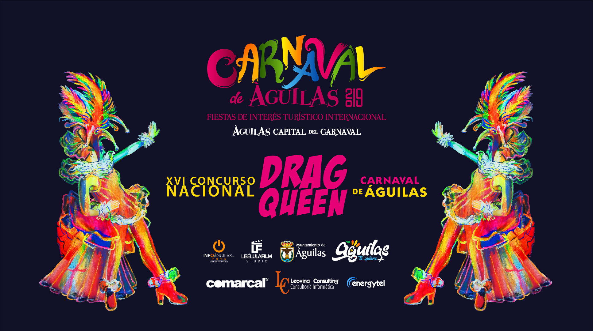 Emisión en Directo del XVI Concurso Nacional Drag Queen Carnavales de Águilas 2019