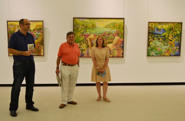 La reputada artista Consuelo Mencheta llena de luz y color el Auditorio de Águilas 