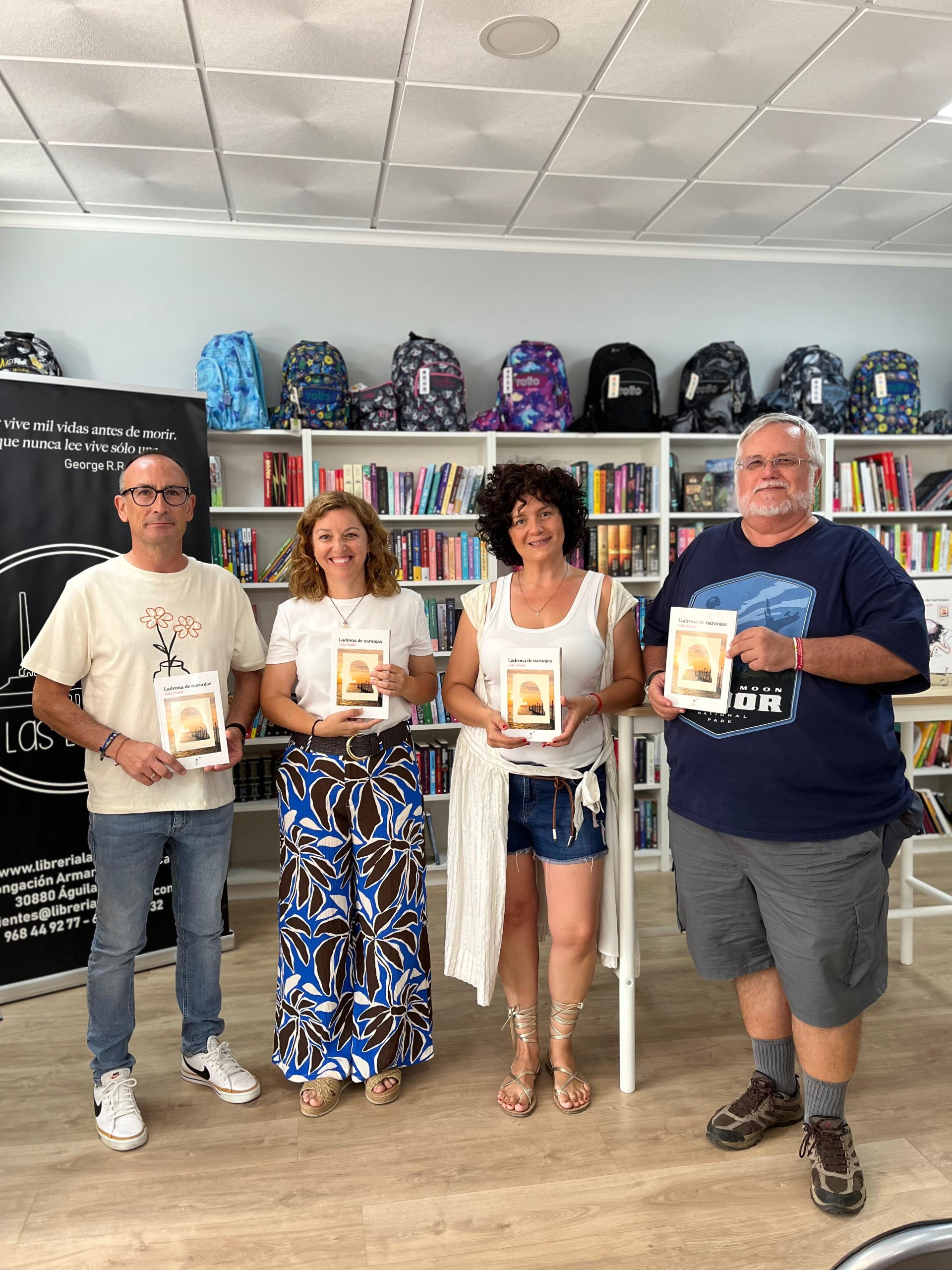 Lidia Roselló presenta en Águilas “Ladrona de naranjas”