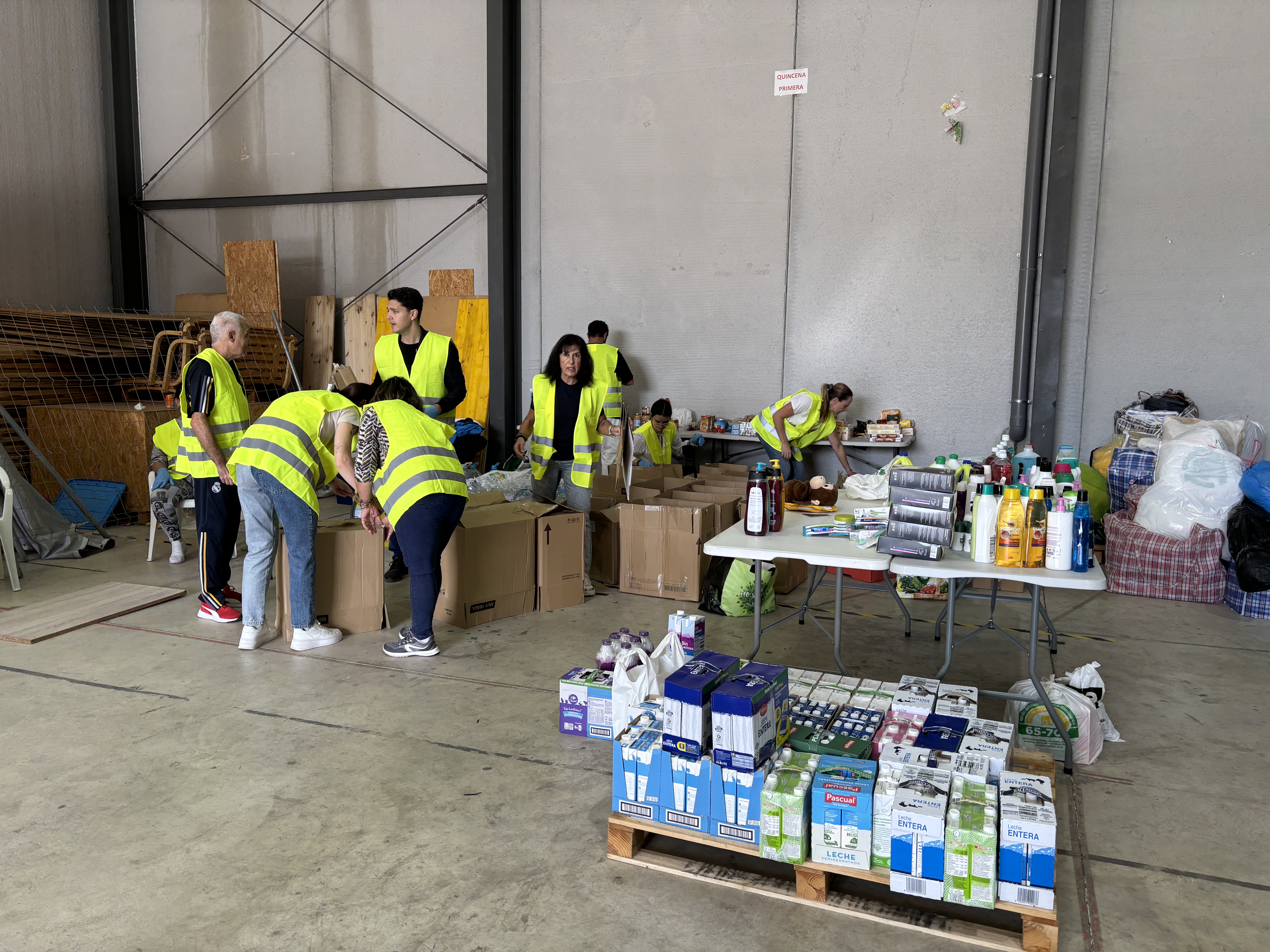 Productos de limpieza y alimentación para celiacos e intolerantes, entre las principales necesidades de los damnificados por la DANA