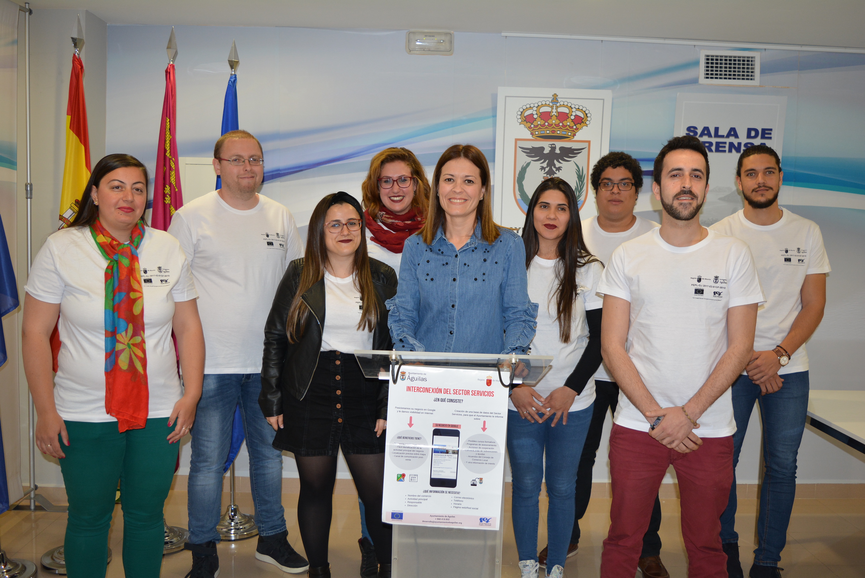 Más de trescientos establecimientos aguileños ya se han posicionado en Google a través del proyecto de Interconexión del sector económico servicios en Águilas