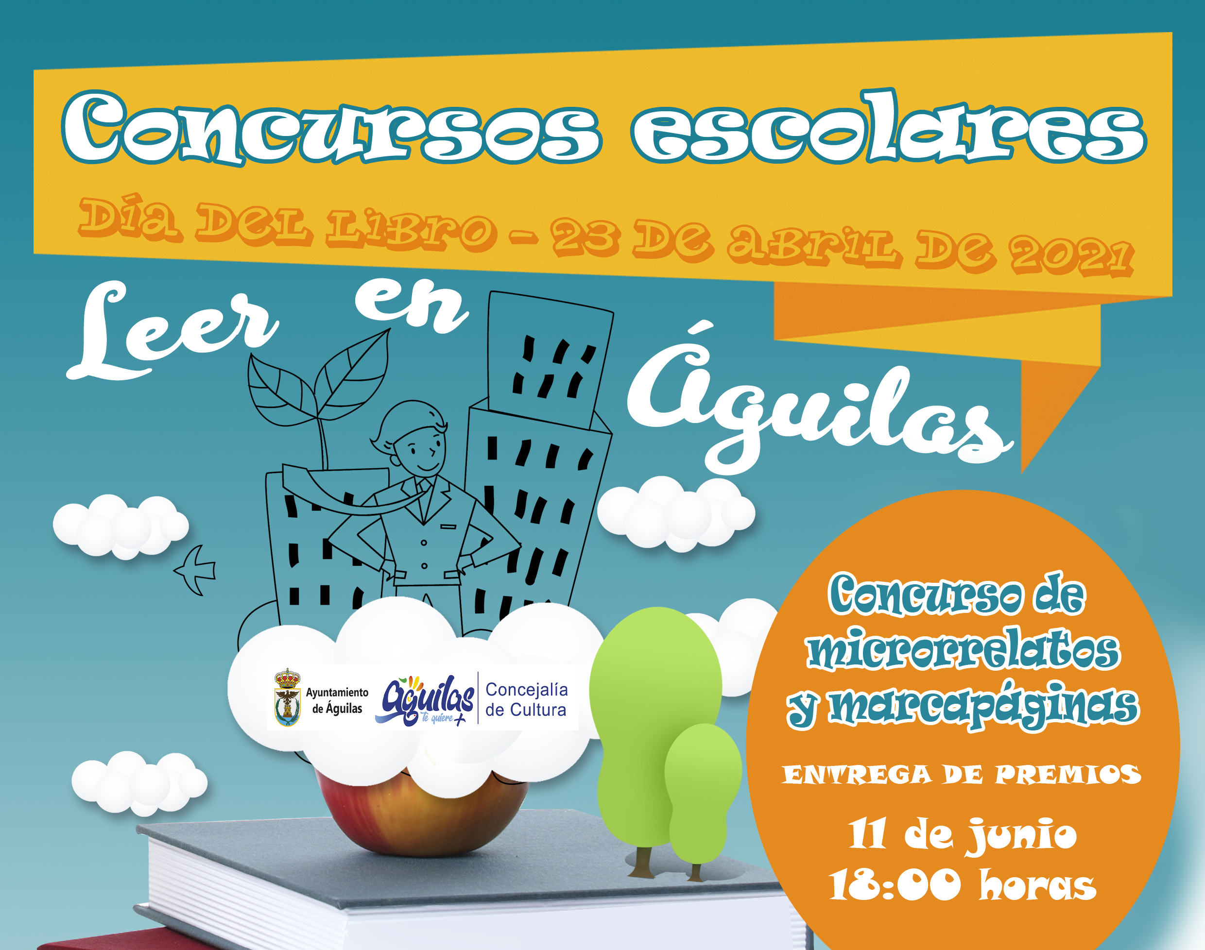 Ya se conocen los ganadores de los concursos escolares de marcapáginas y microrrelatos del Día del Libro