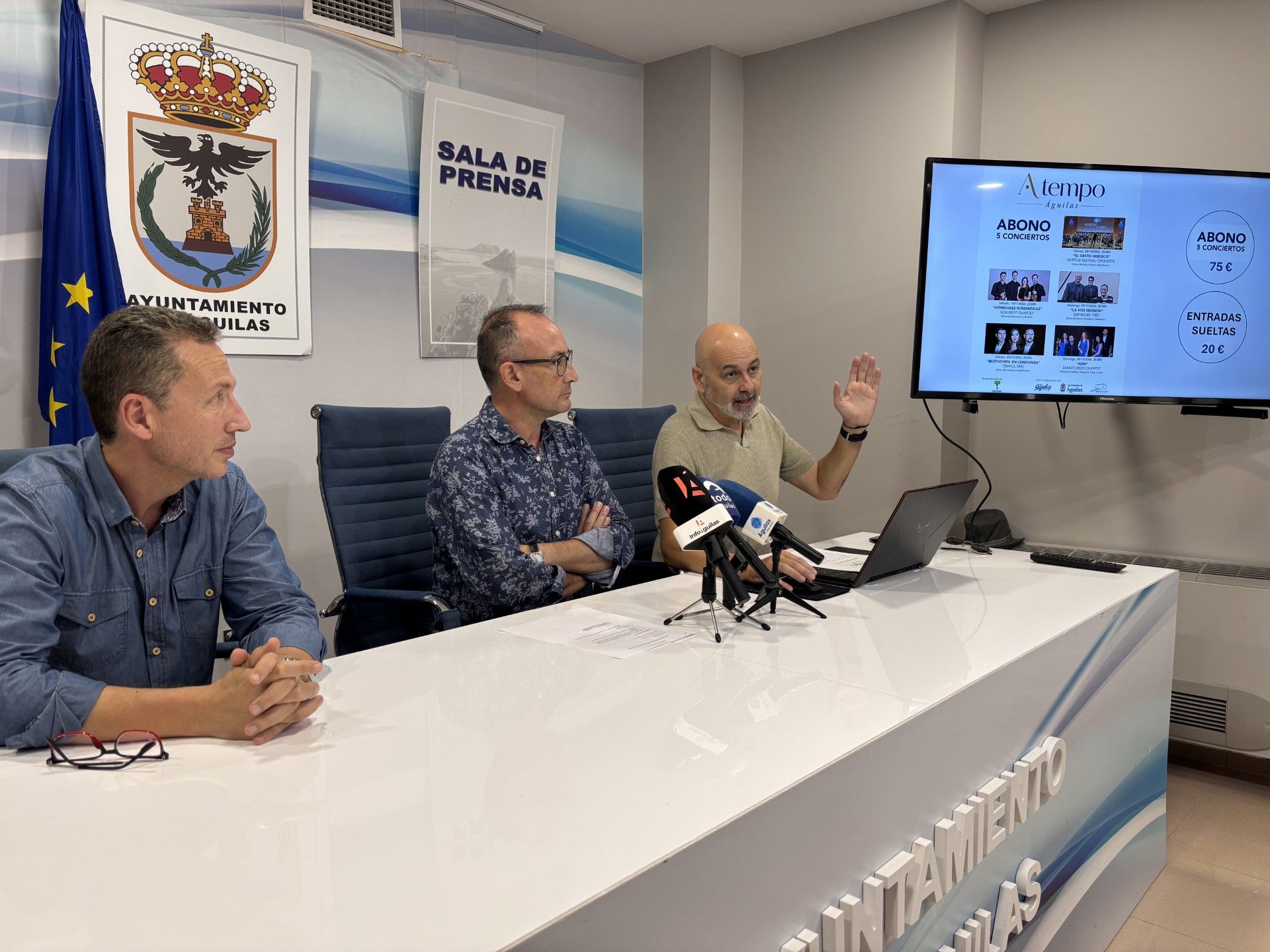 El Ayuntamiento de Águilas presenta A Tempo Águilas, un ciclo de conciertos que apuesta por la excelencia musical