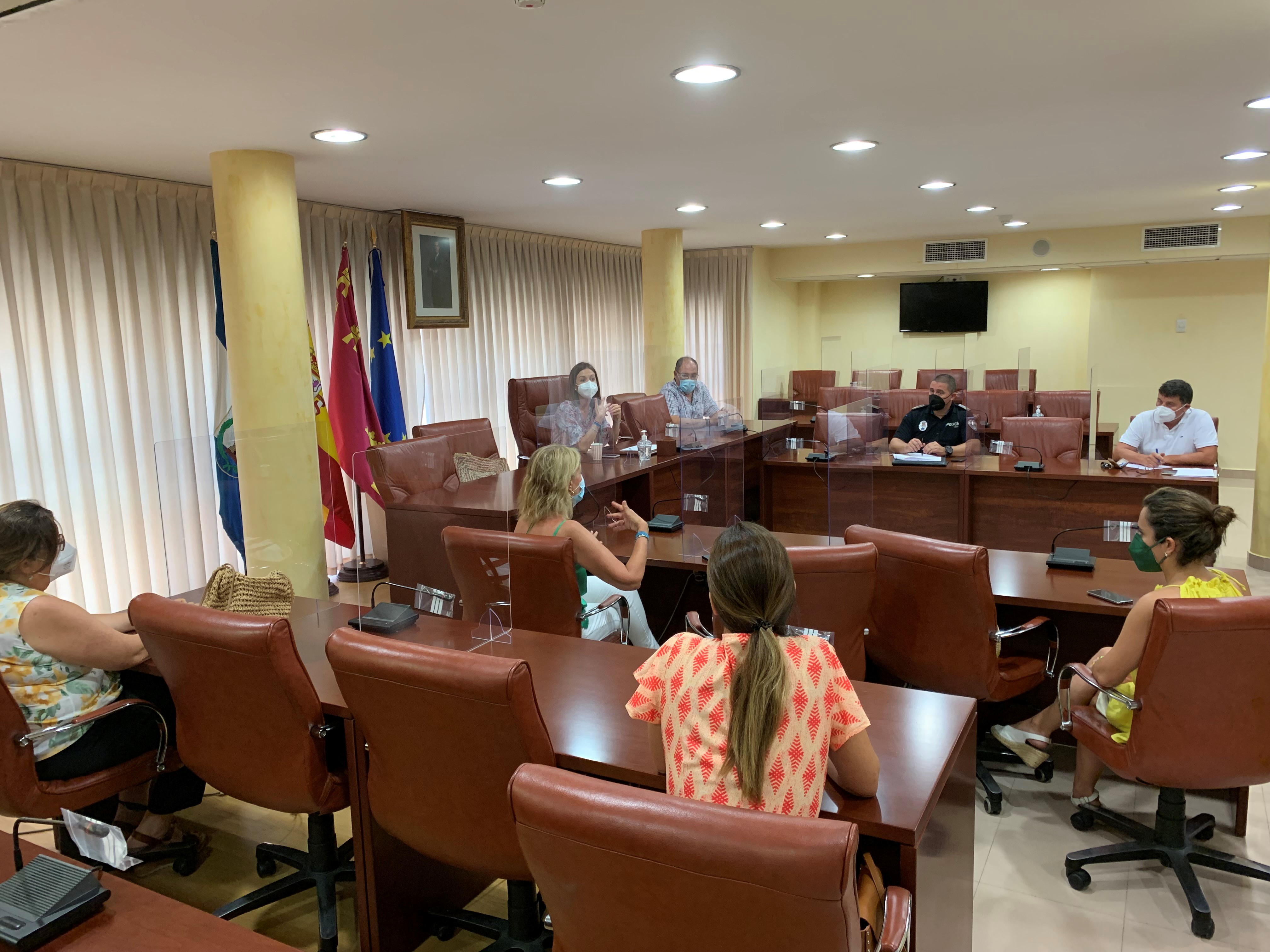 El Comité Científico Técnico del COVID en Águilas se reúne para analizar el incremento de los casos en la localidad 