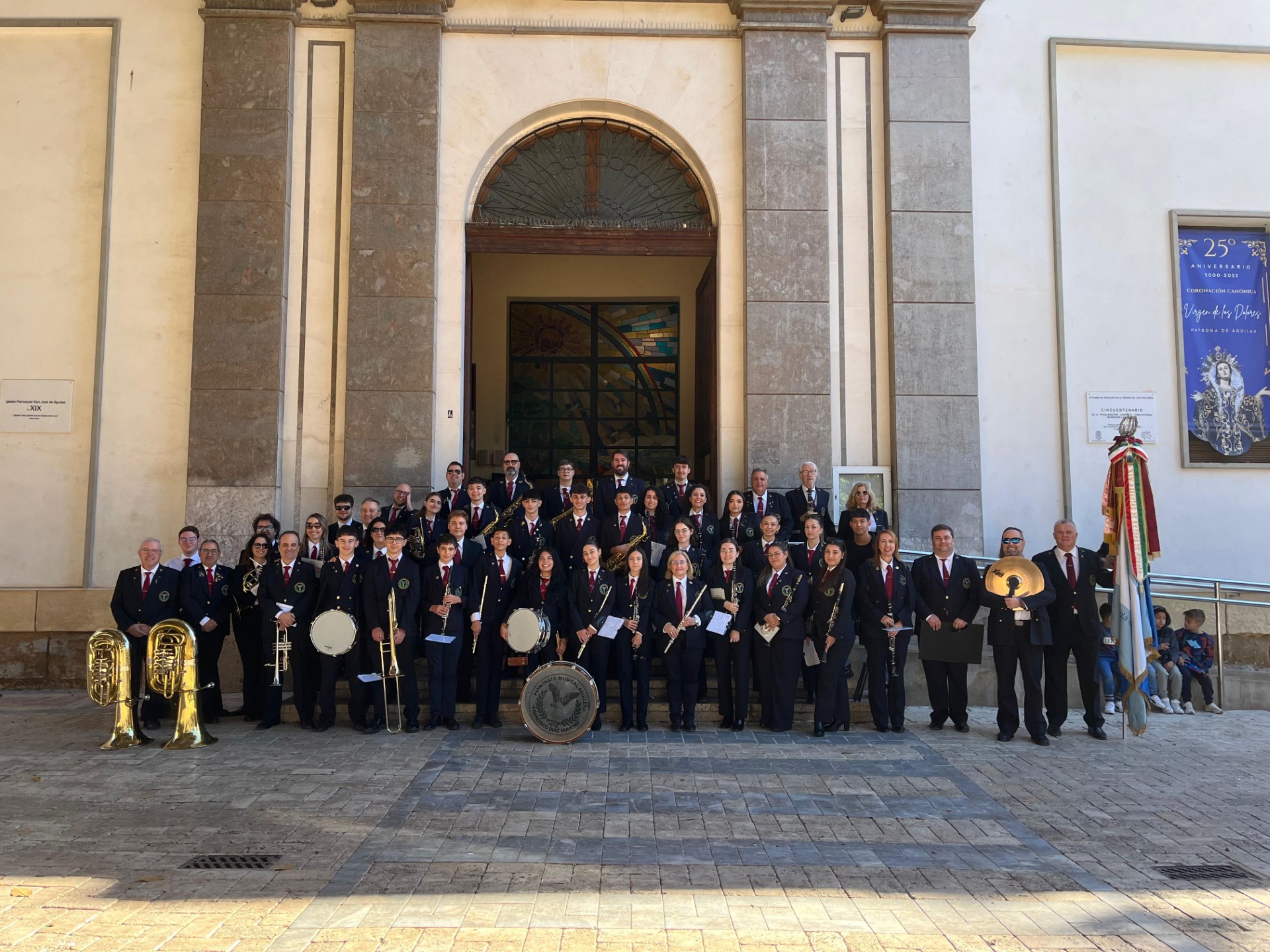 El Patronato Musical Aguileño celebra la festividad de Santa Cecilia
