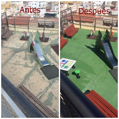 Prosiguen los trabajos de mejora en el entorno del Molino de los Alacranes