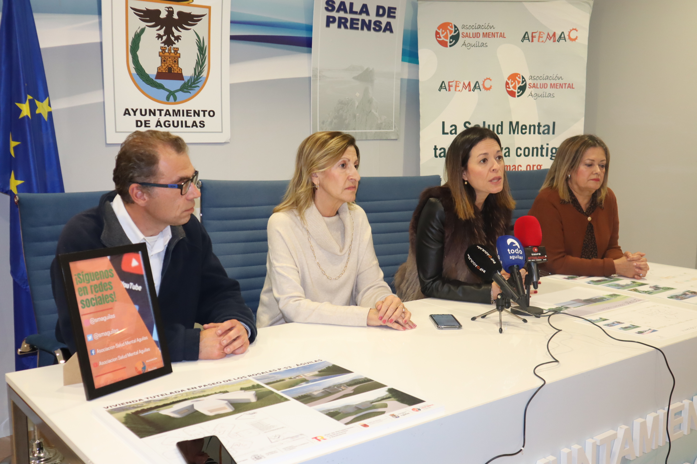 Moreno anuncia la cesión de un terreno para la construcción de dos viviendas tuteladas para personas con discapacidad