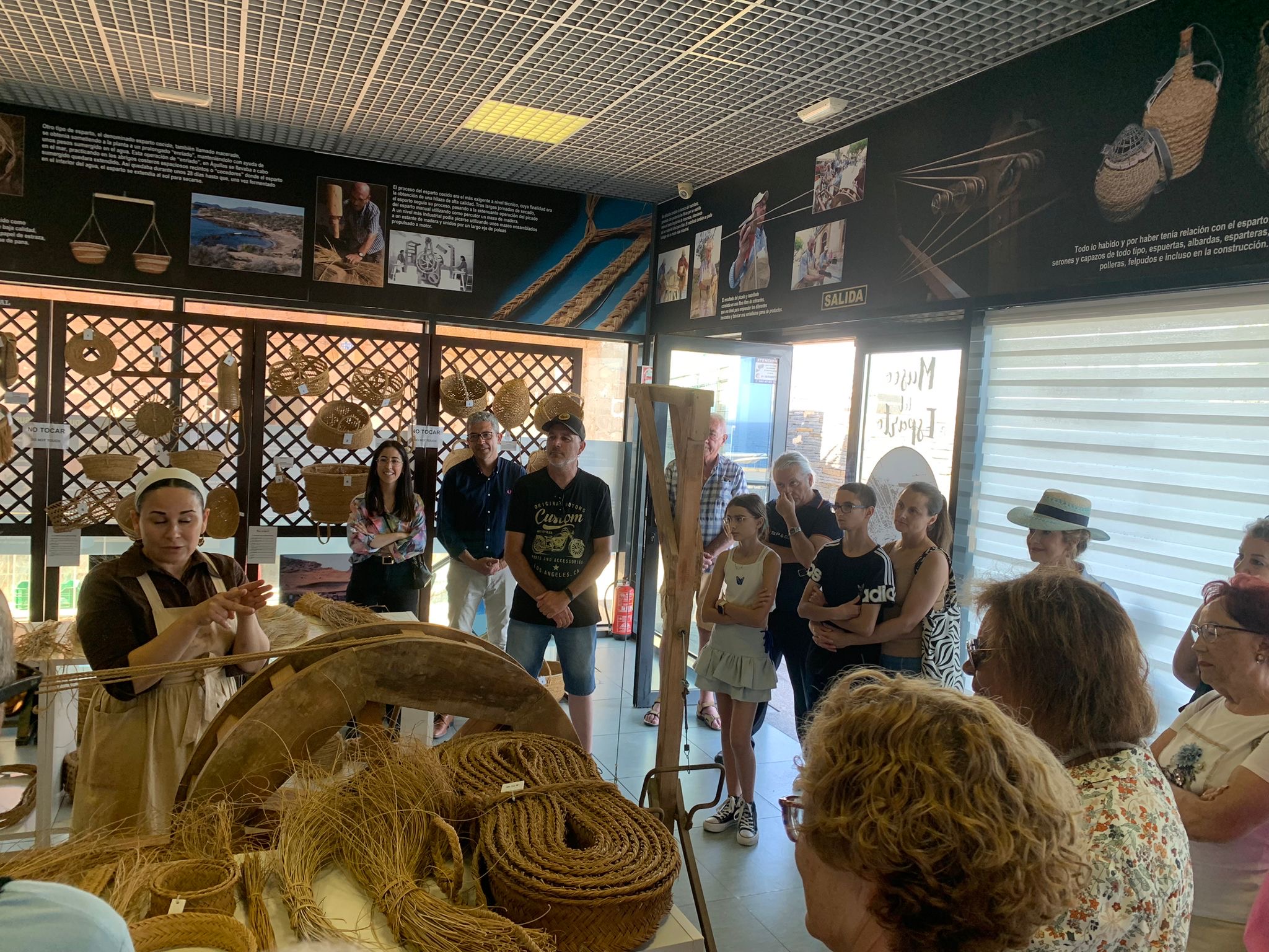 Águilas conmemora el Día de los Museos con una visita teatralizada al Museo del Esparto 