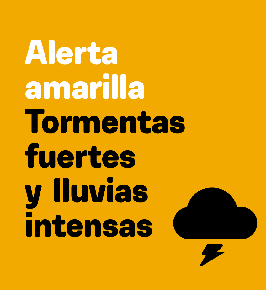 Águilas permanecerá en Alerta Amarilla por lluvias hasta mañana miércoles