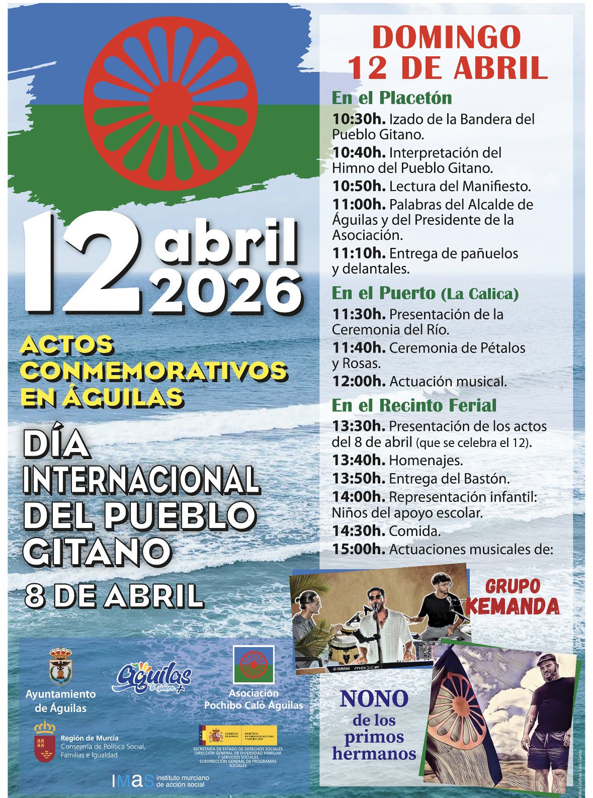 El próximo domingo se celebran los actos conmemorativos del Día del Pueblo Gitano