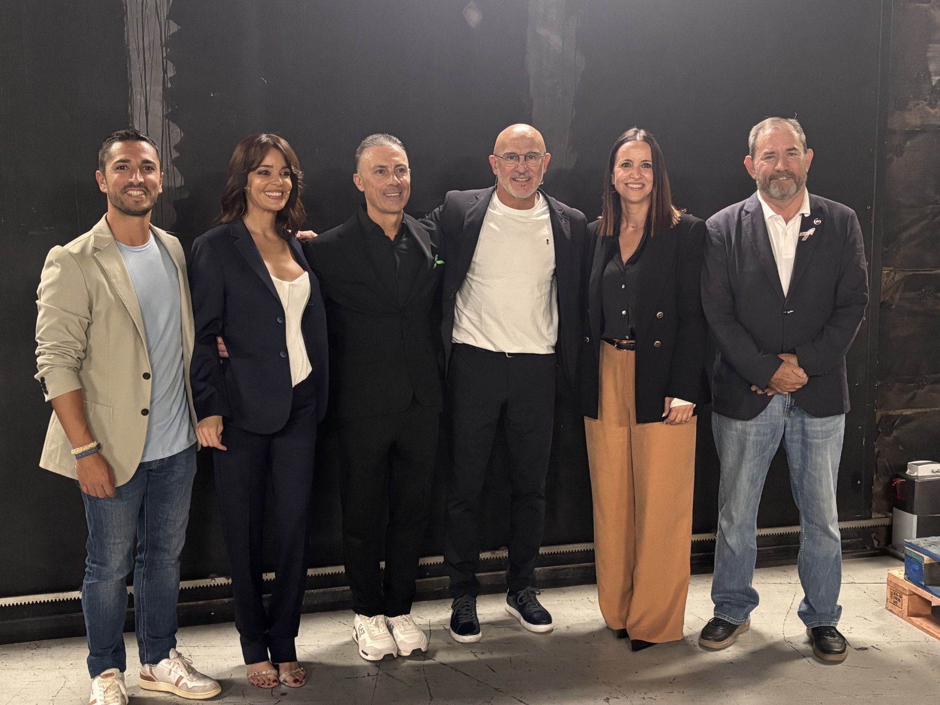 El seleccionador Luis de la Fuente participa en una Gala Solidaria en Águilas