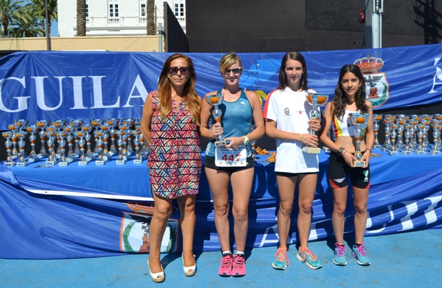 Ángel Nicolás y Pilar Duarte se proclaman vencedores absolutos de la XXXVII Carrera Popular “Ciudad de Águilas” 