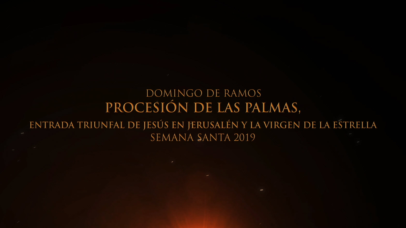 Procesión de las Palmas, Domingo de Ramos, Semana Santa Águilas 2019