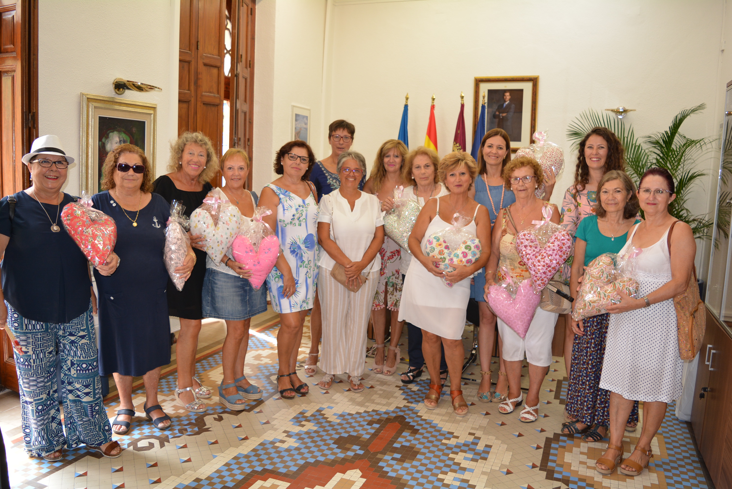 Corazones terapéuticos para mujeres con cáncer de mama