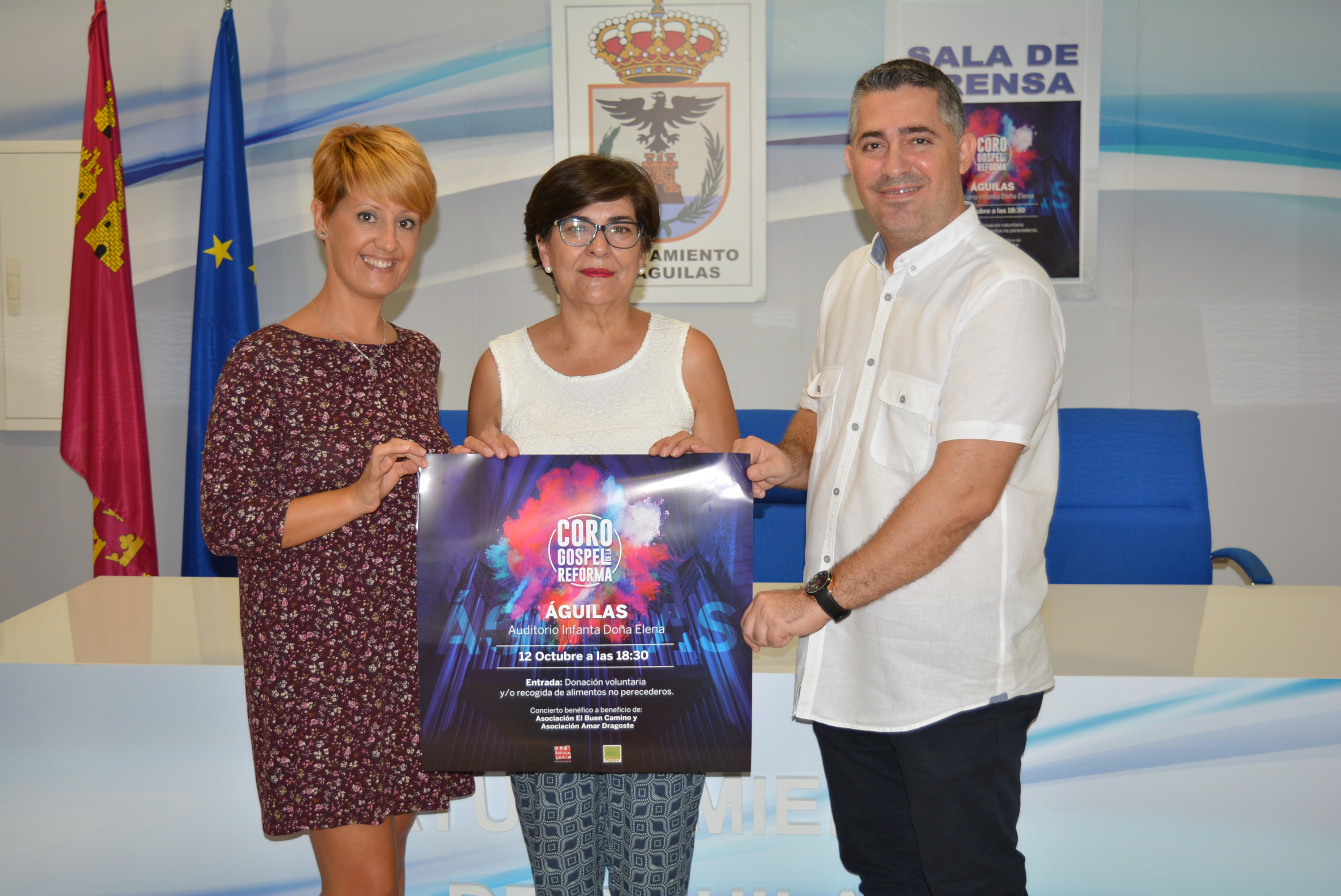 El coro gospel de la Reforma, con más de 150 integrantes, ofrece mañana un concierto en Águilas