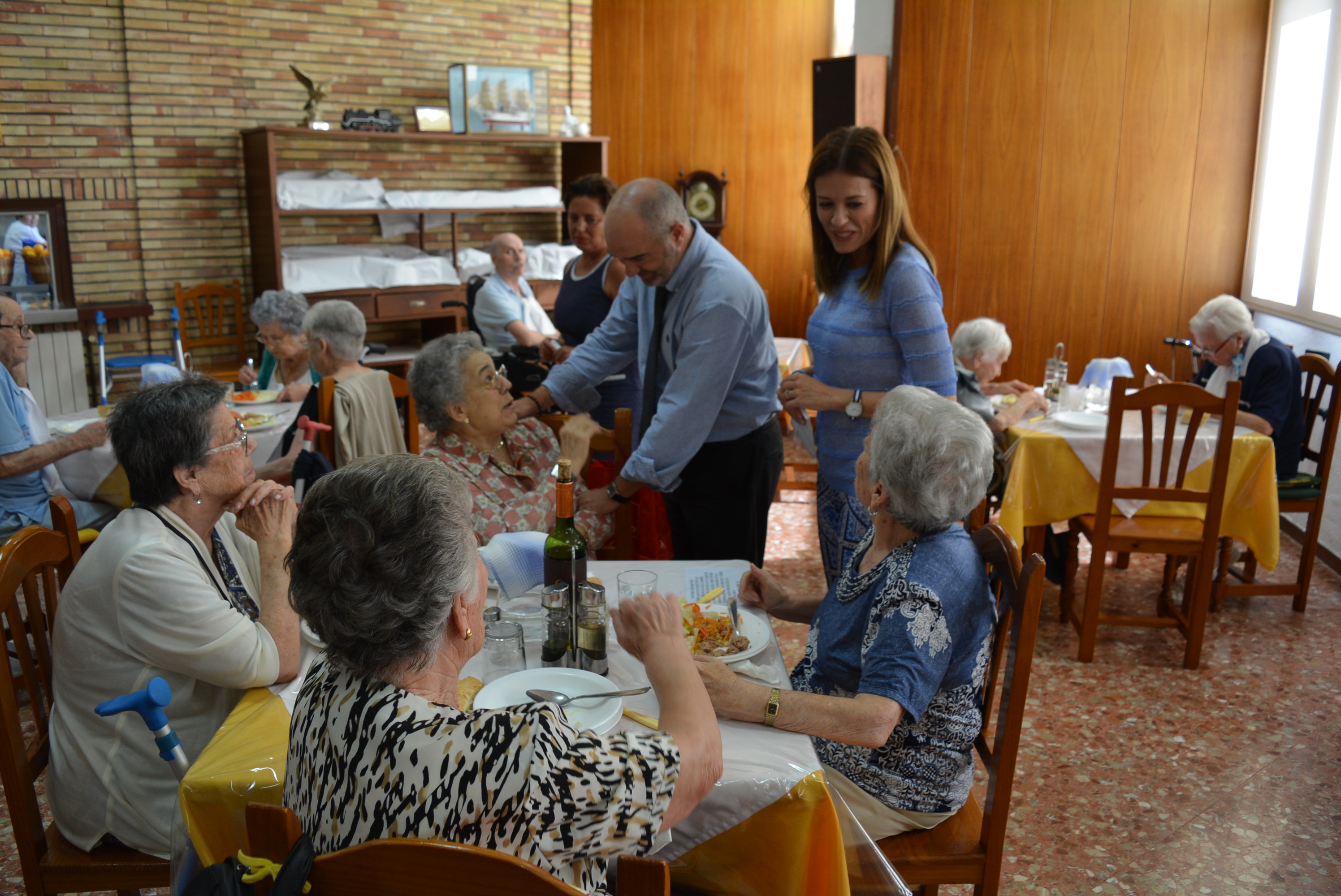 La Residencia de Pensionistas Ferroviarios de Águilas celebra el día de su patrón, San Miguel