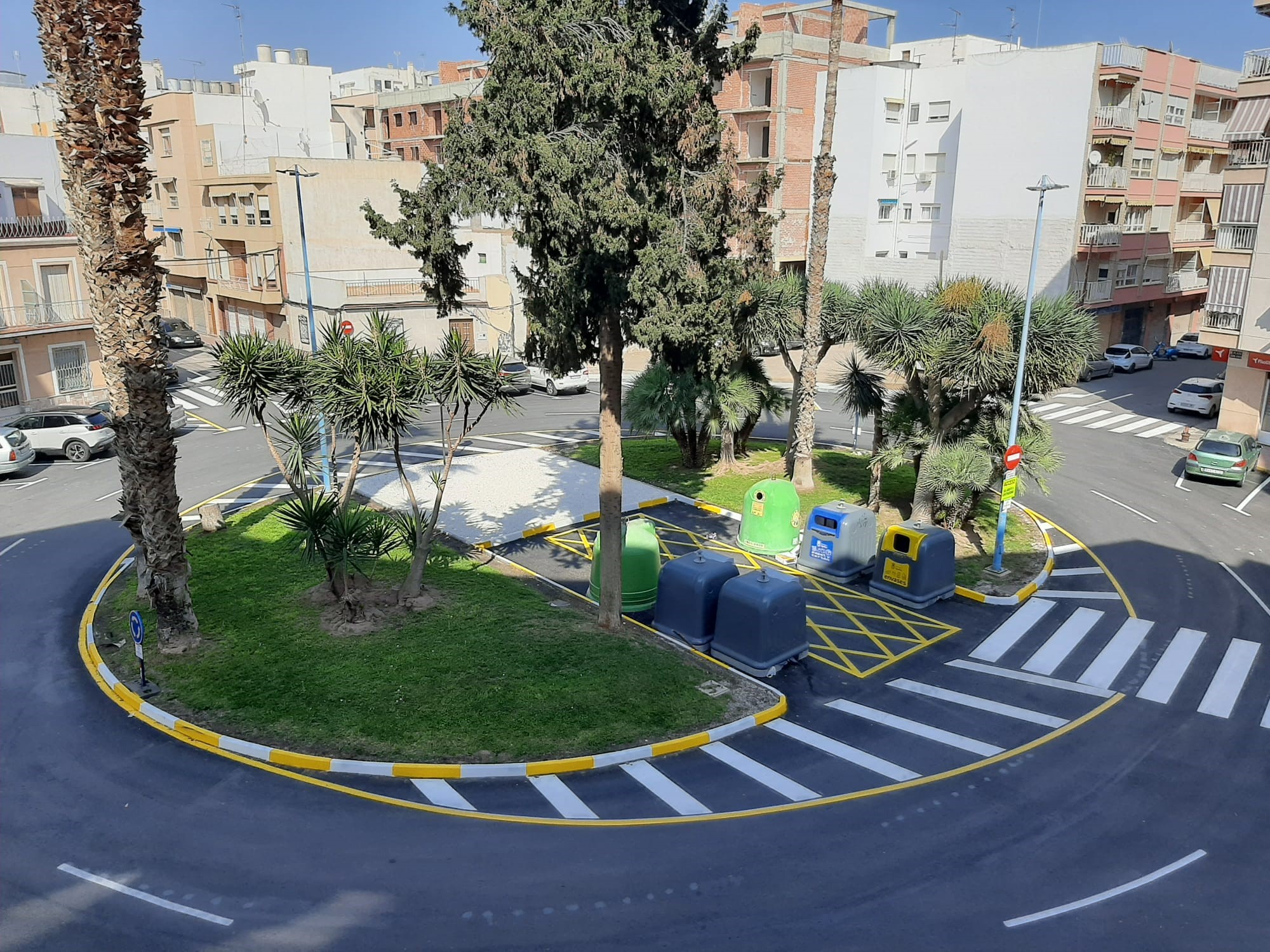 Terminan las obras en la Plaza Juan XXIII