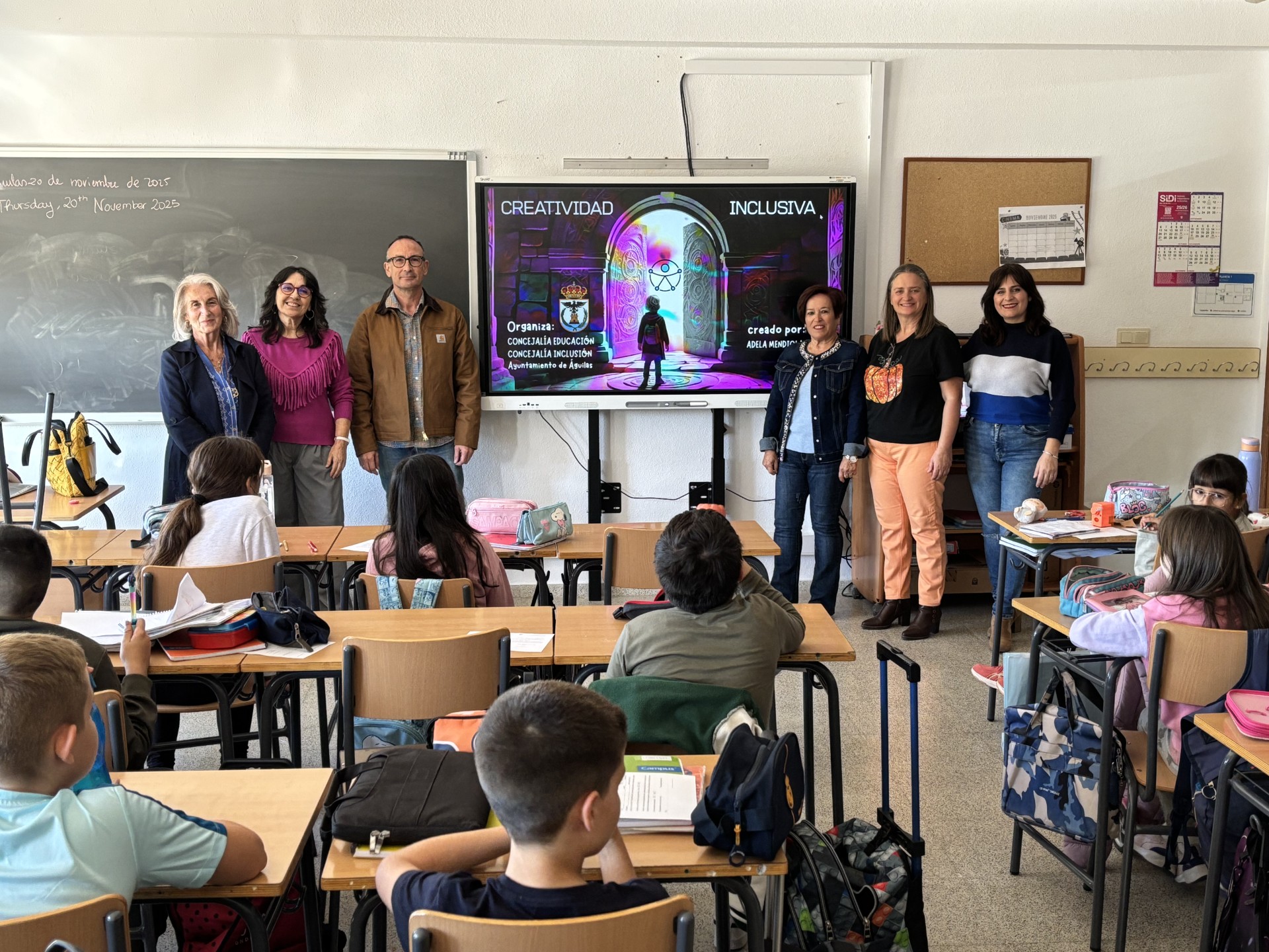 El alumnado de 5º de Primaria de los centros educativos de Águilas participa en el proyecto Creatividad Inclusiva