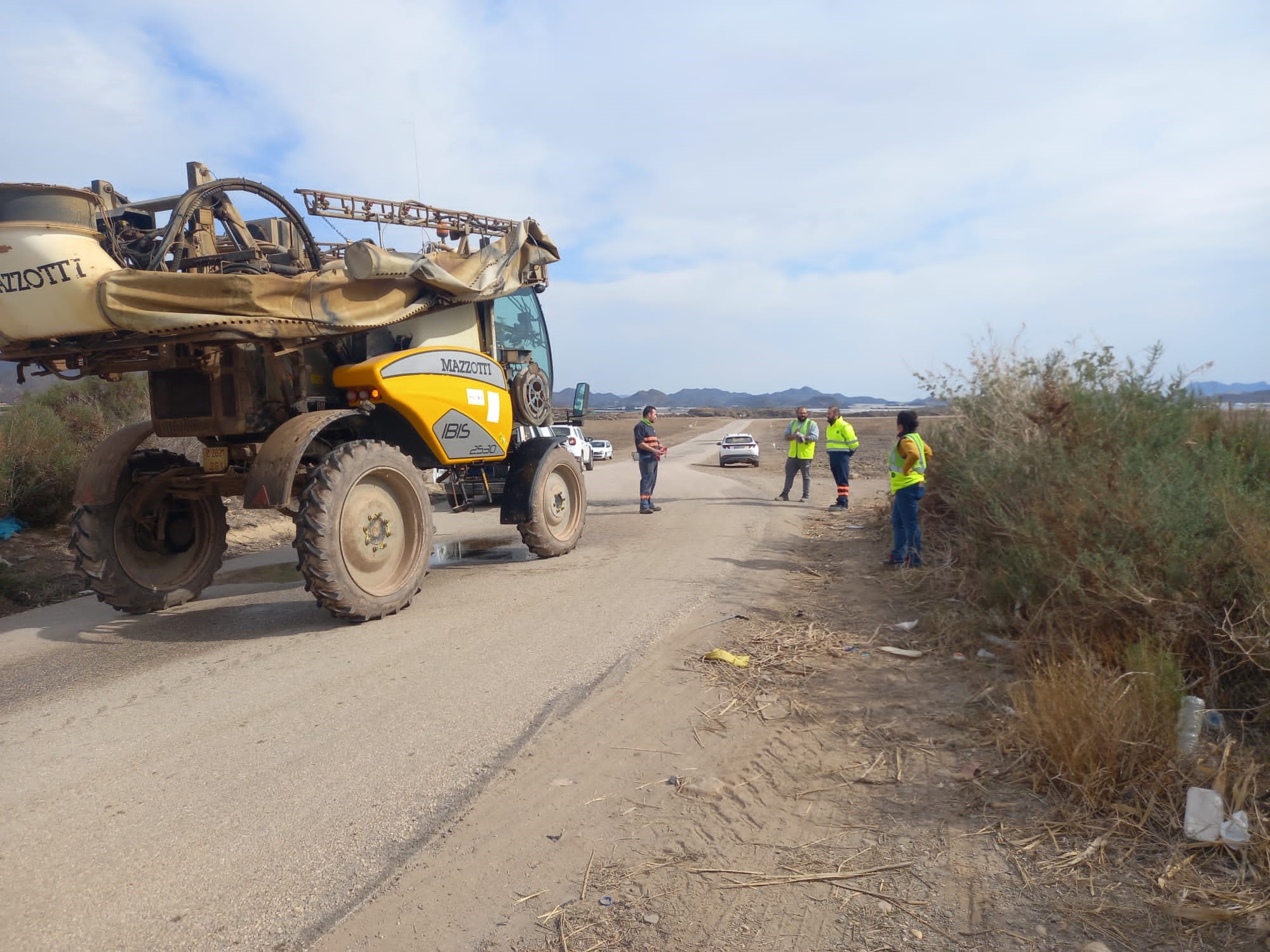 Aviso: Precaución en la circulación