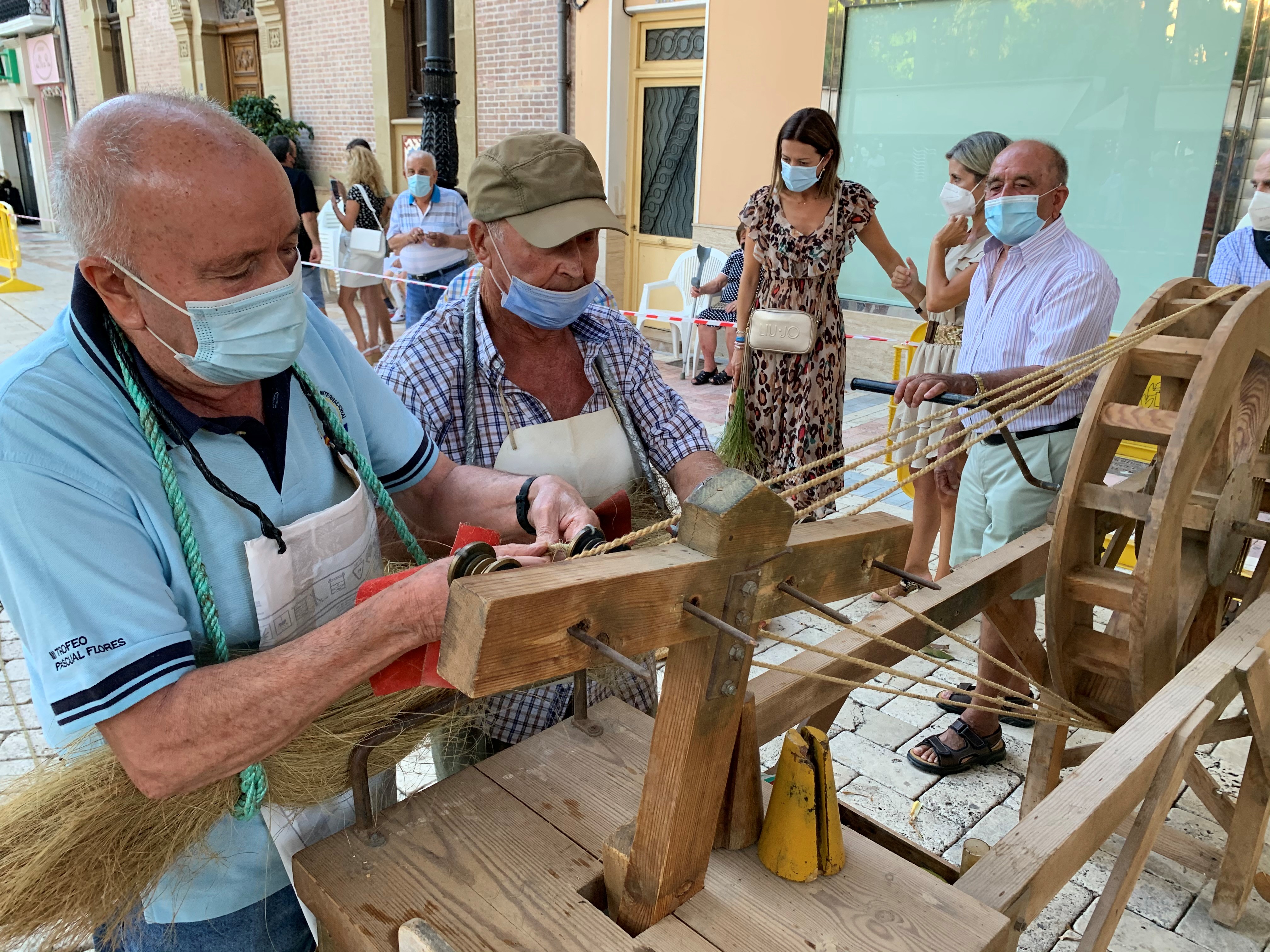 La Plaza de España acogió el Día del Esparto 