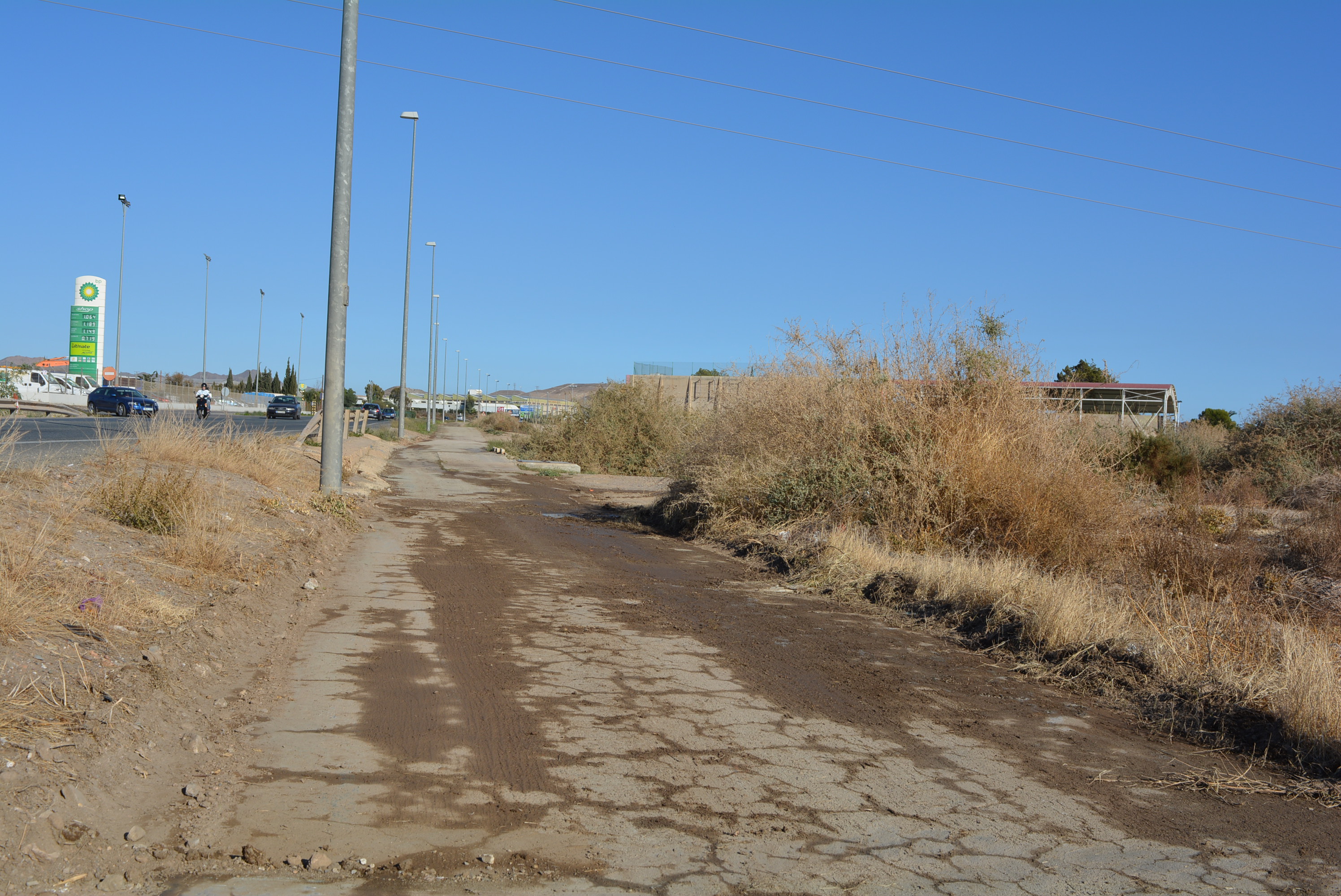 Comienza la primera fase de construcción del carril bici que circunvalará Águilas
