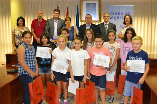 Entregados en Águilas los premios de la campaña escolar ‘Crece en Seguridad’