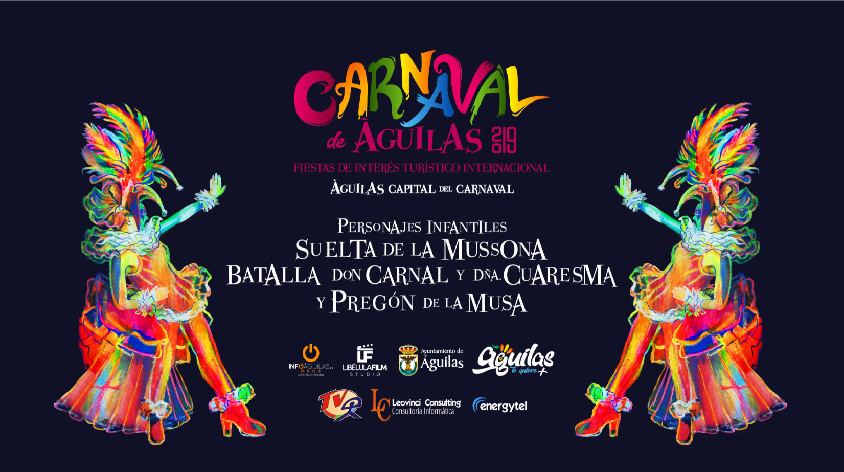 Suelta de la Mussona, Batalla y Pregón Infantil Carnaval de Águilas 2019