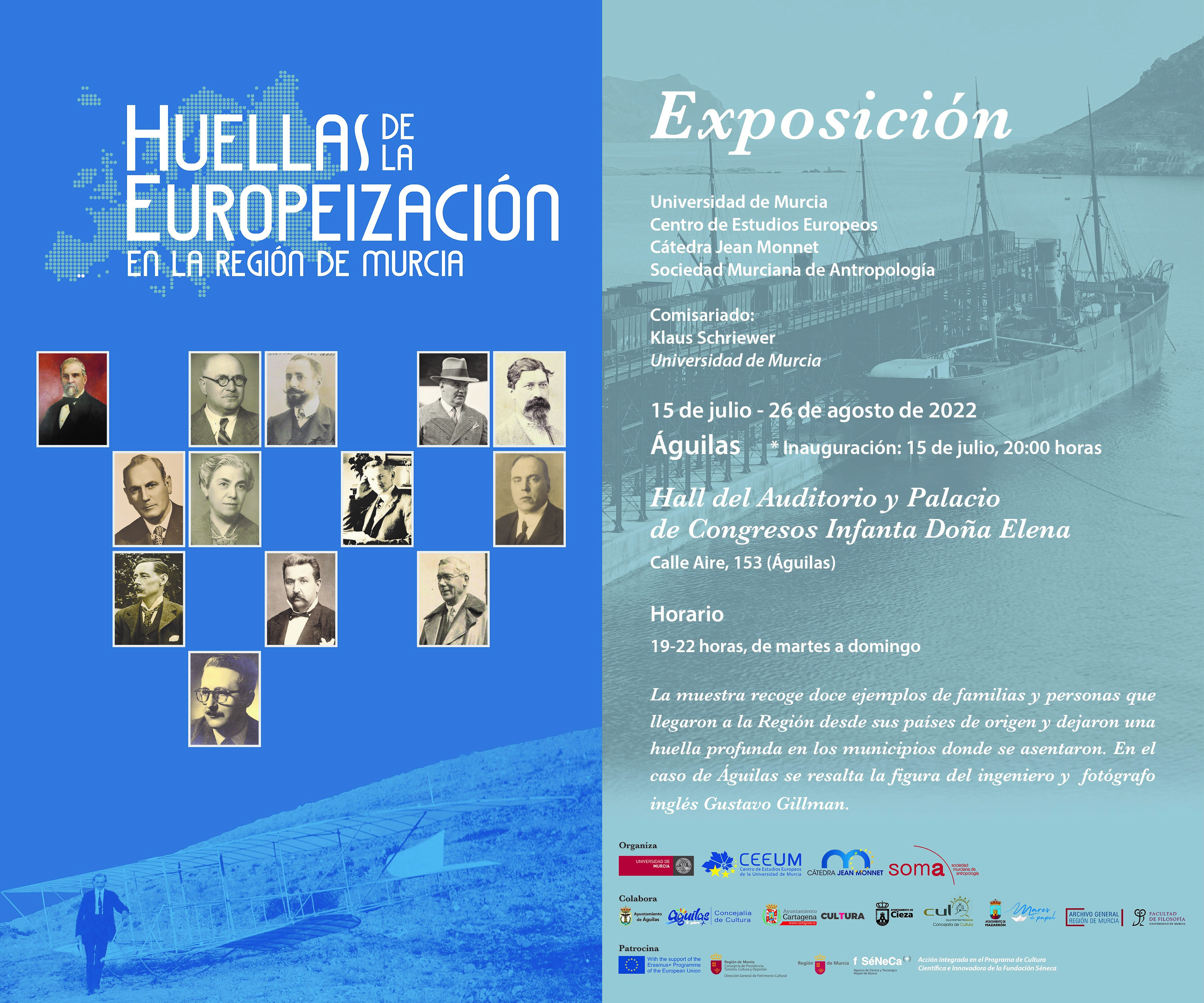 La exposición Huellas de la Europeización llega a Águilas el próximo viernes