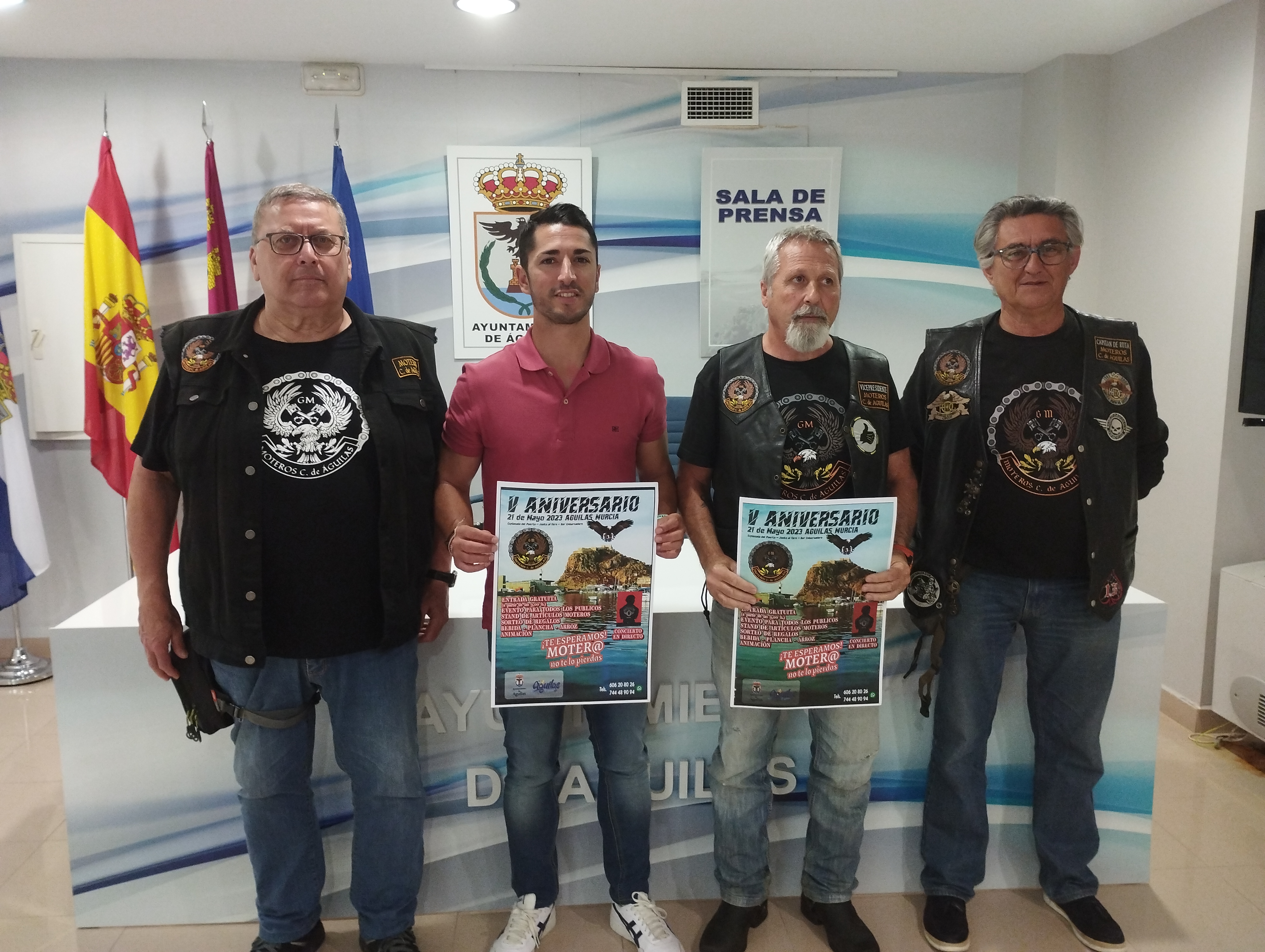 El próximo domingo tendrá lugar la fiesta del V aniversario del Club Motero Ciudad de Águilas