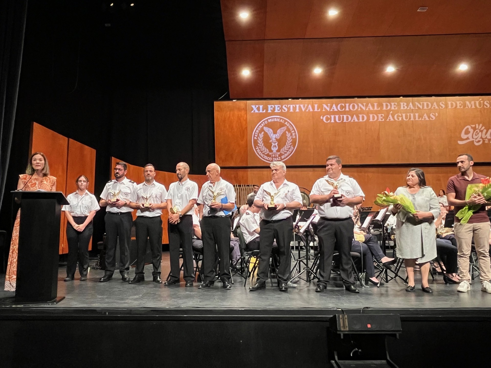 El Auditorio se pone en pie en el XL Festival Nacional de Bandas de Música Ciudad de Águilas