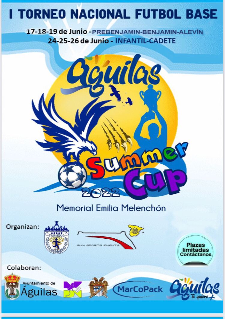 Fútbol, playa y diversión se dan la mano en “Águilas Summer Cup”