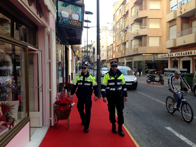 La Policía Local de Águilas activa un dispositivo especial de Navidad 