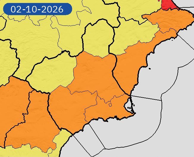Águilas en Alerta Naranja por lluvias
