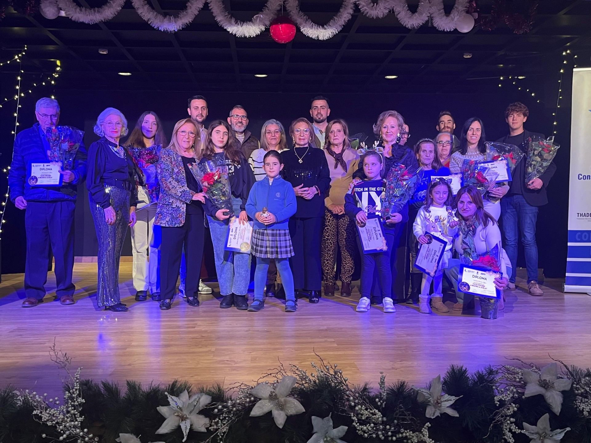 La Asociación de Amas de Casa hace entrega de los premios de su concurso de Belenes