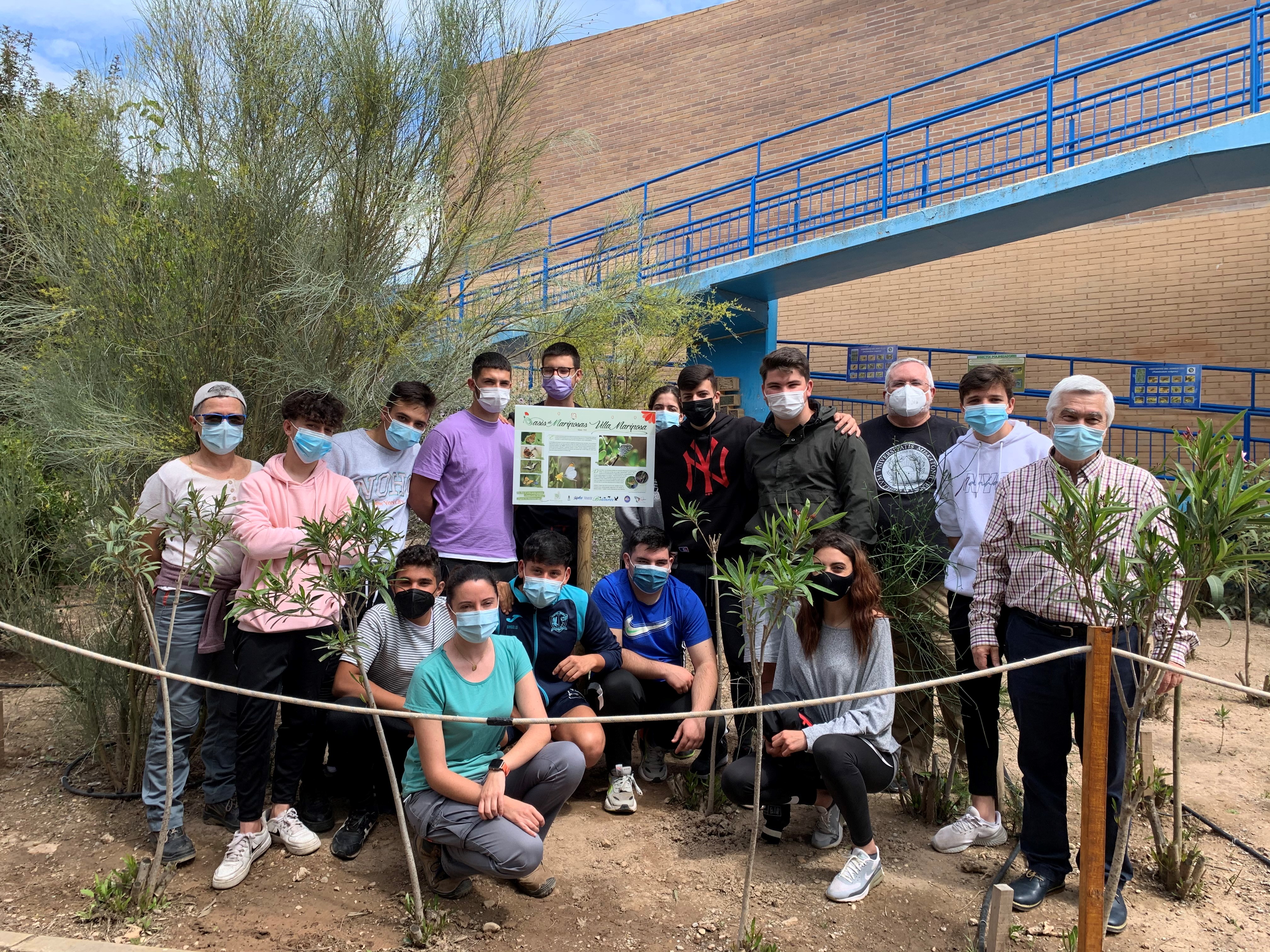 Águilas se suma al proyecto “Oasis de mariposas”