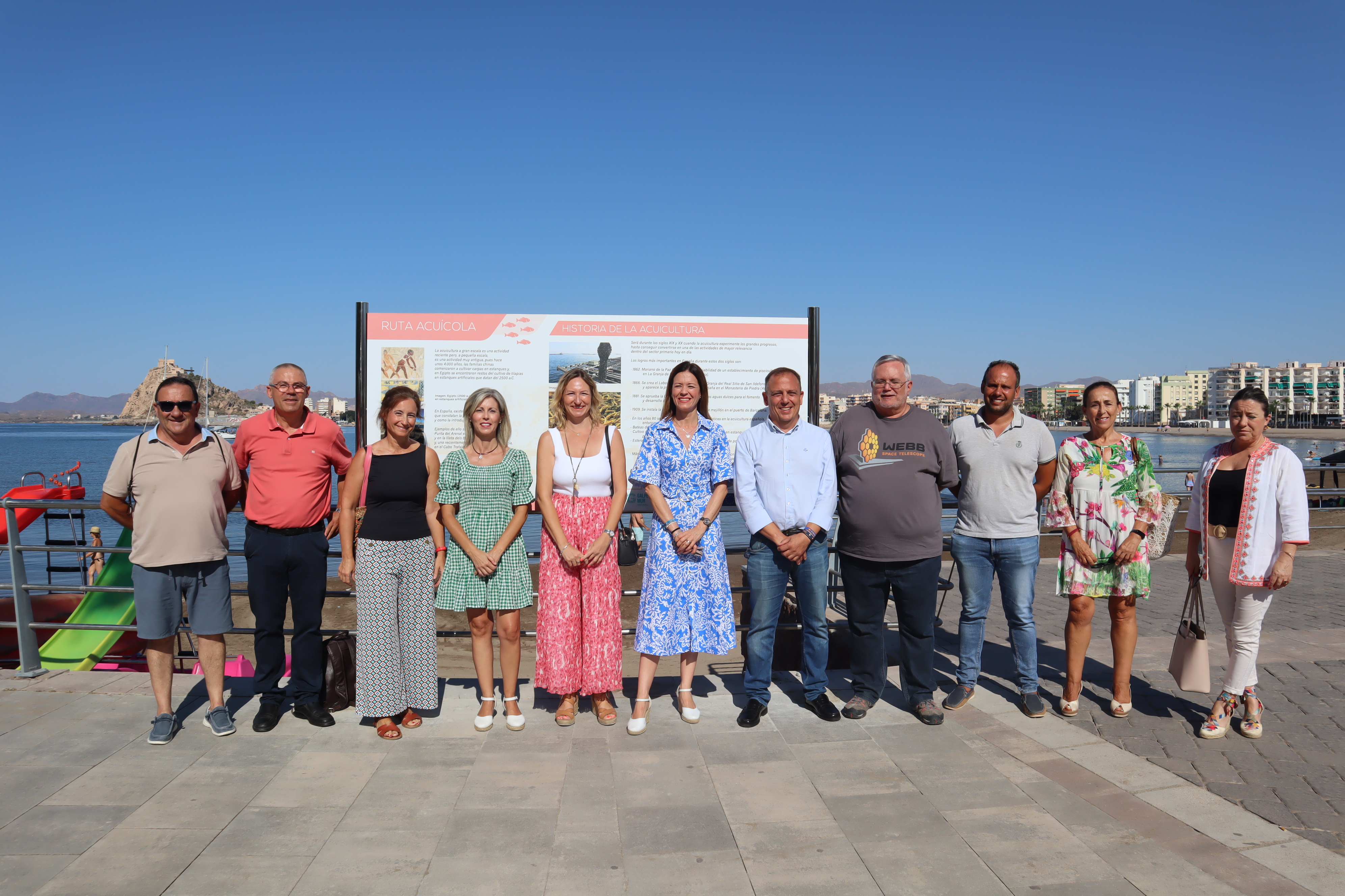 Águilas inaugura la Ruta Acuícola Urbana del municipio