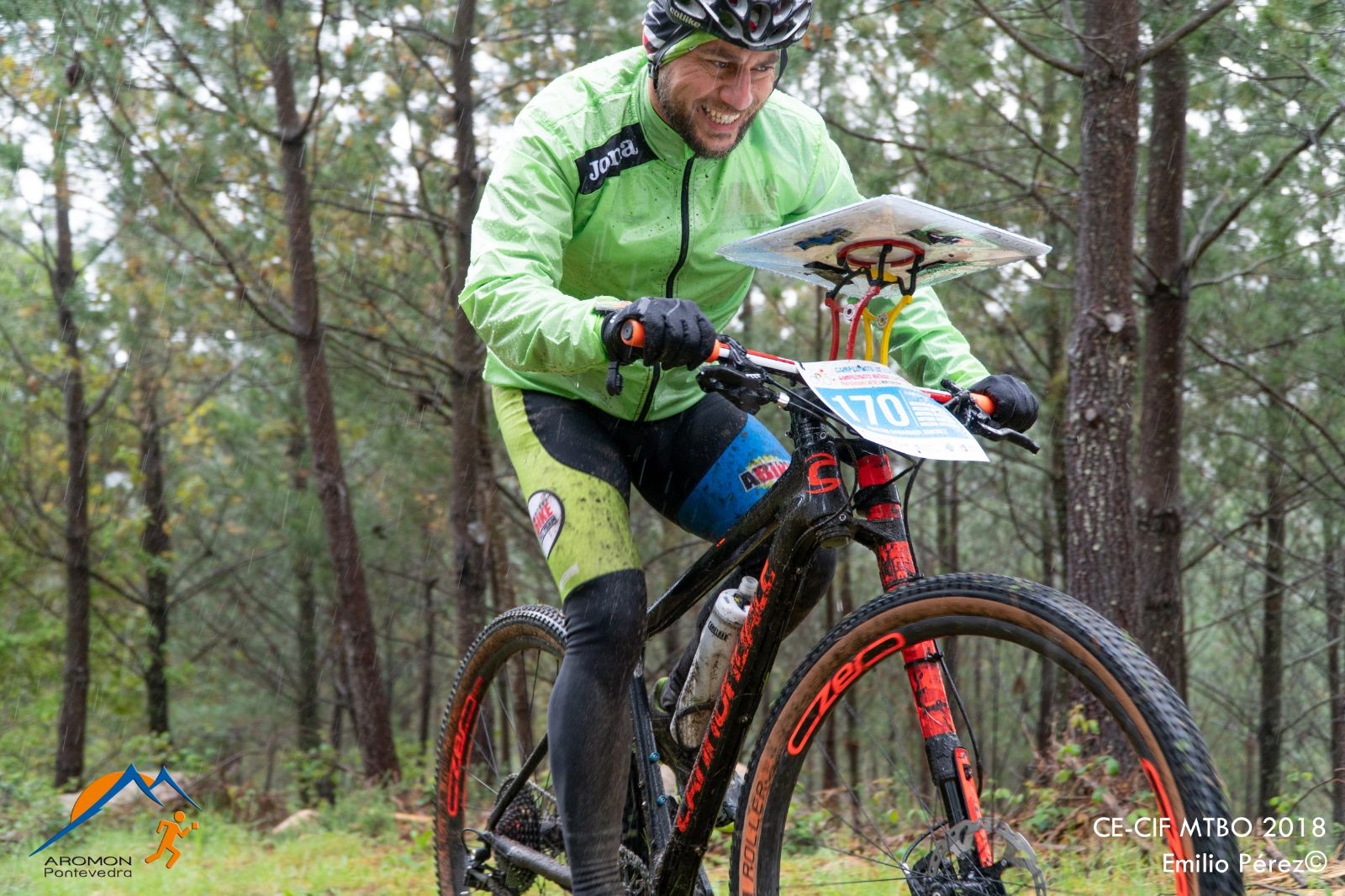 El aguileño Agustín Gabarrón obtiene excelentes resultados en el Campeonato de España de MTB-O