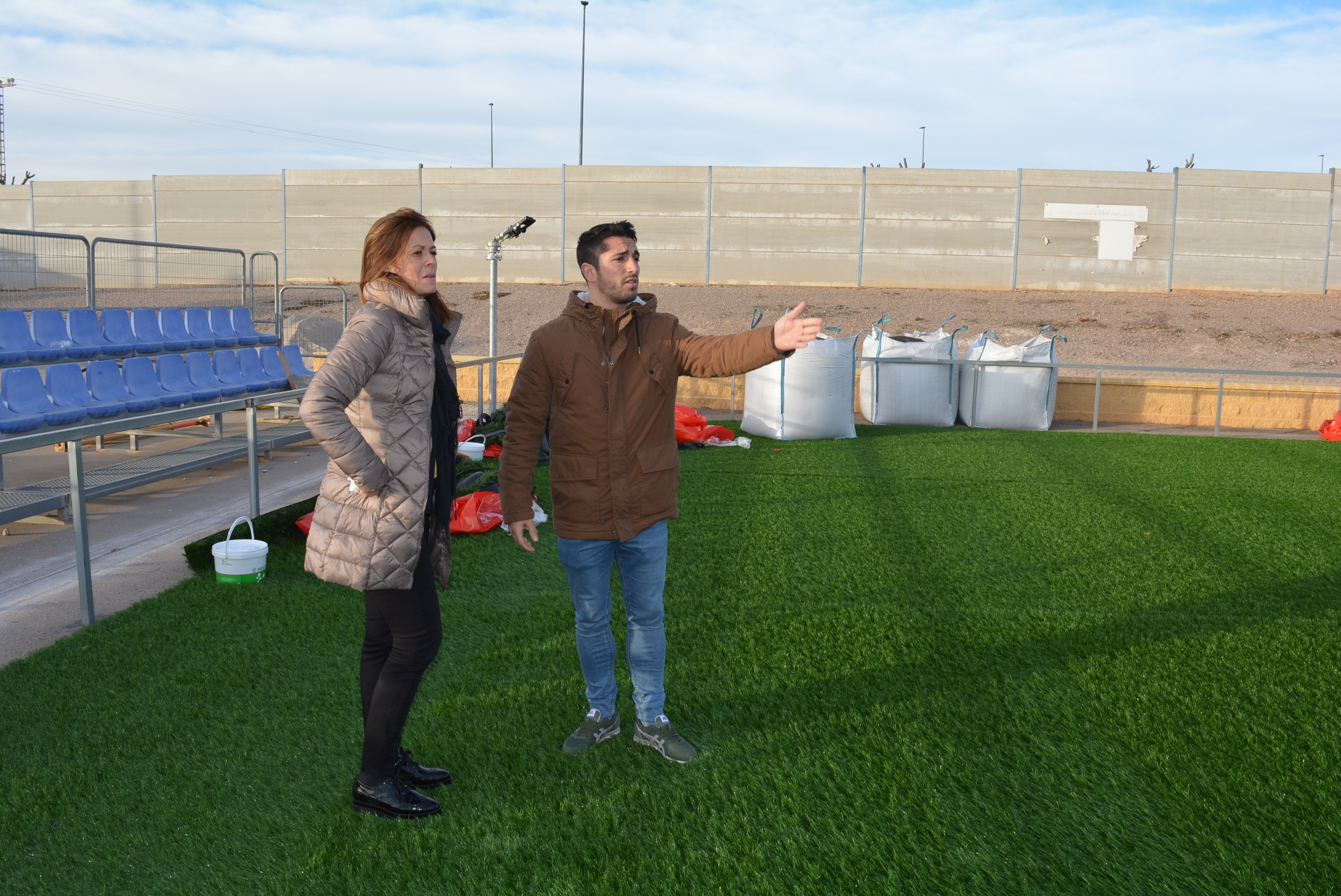 El Hermanos Buitrago abrirá sus puertas la próxima semana tras la sustitución del césped y la instalación de un nuevo sistema de riego