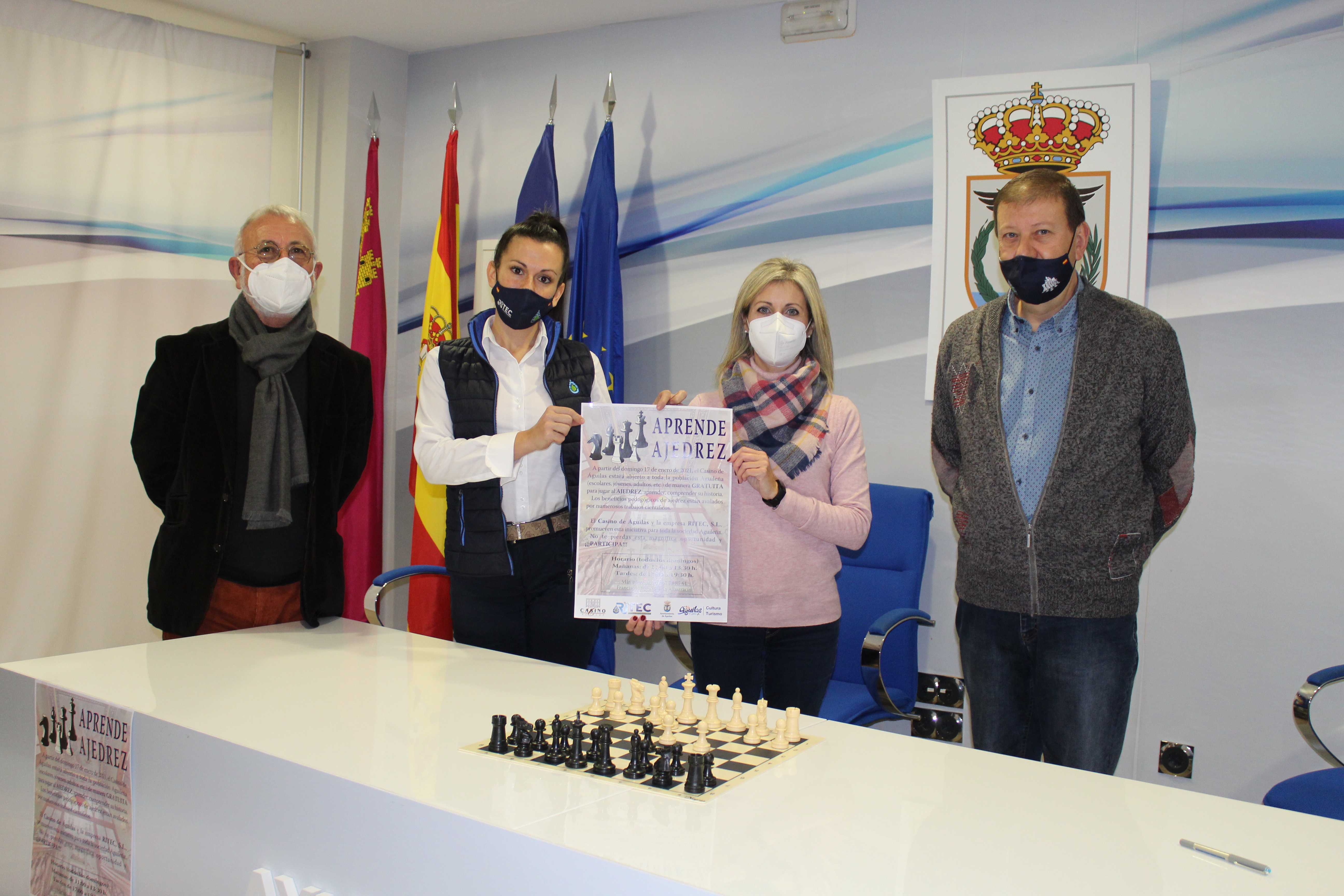 EL CASINO DE ÁGUILAS ACOGERÁ CLASES GRATUITAS DE AJEDREZ PARA TODAS LAS EDADES