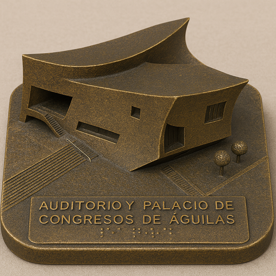 Águilas impulsa el turismo inclusivo con la instalación de maquetas táctiles tiflológicas para personas con discapacidad visual